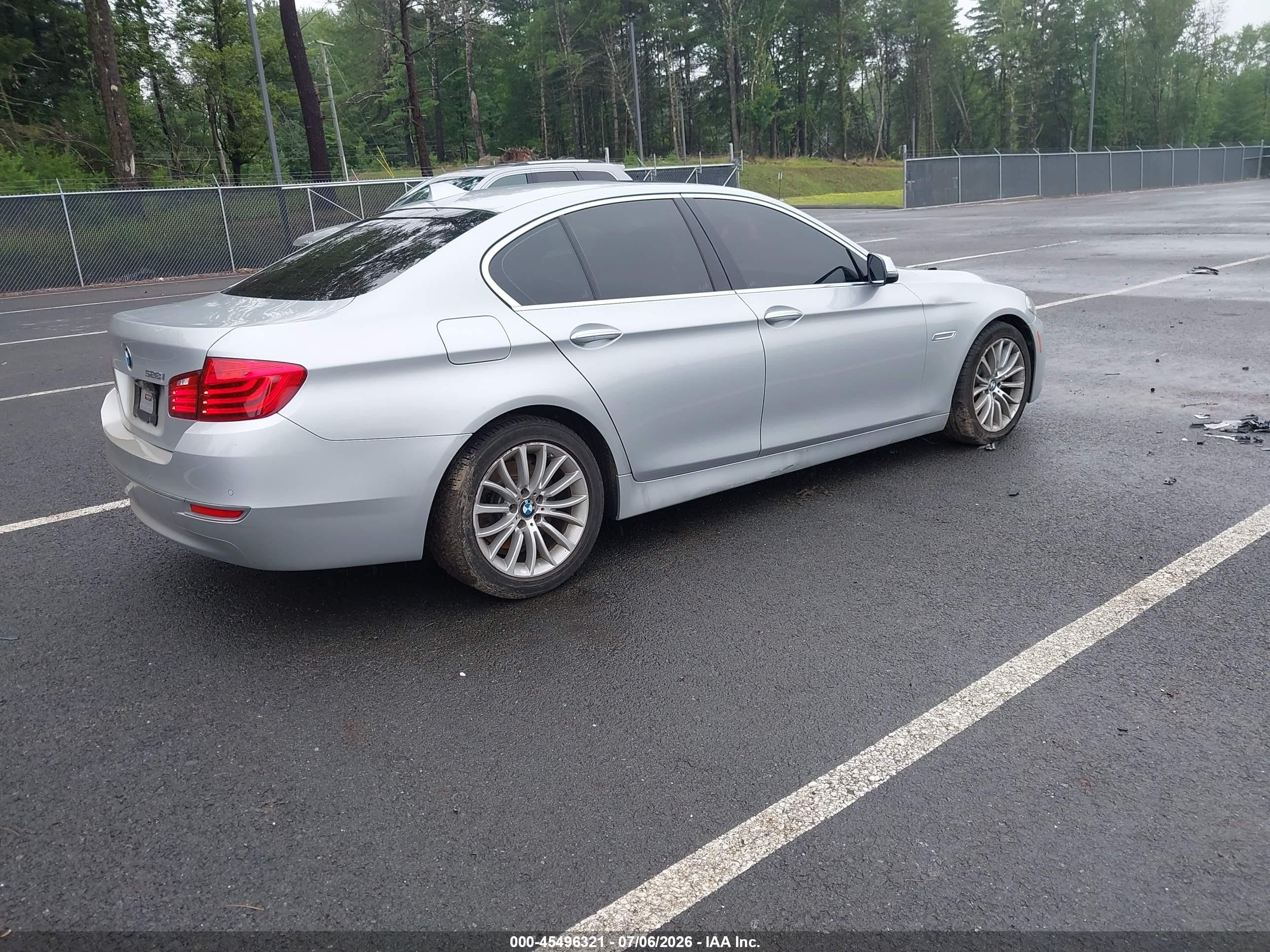 2015 Bmw 528i   Gray vin: WBA5A5C50FD512976