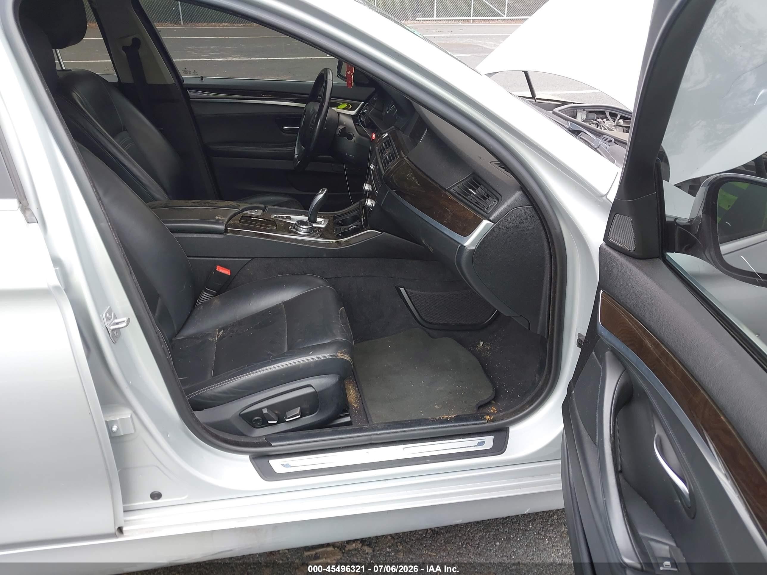 2015 Bmw 528i   Gray vin: WBA5A5C50FD512976