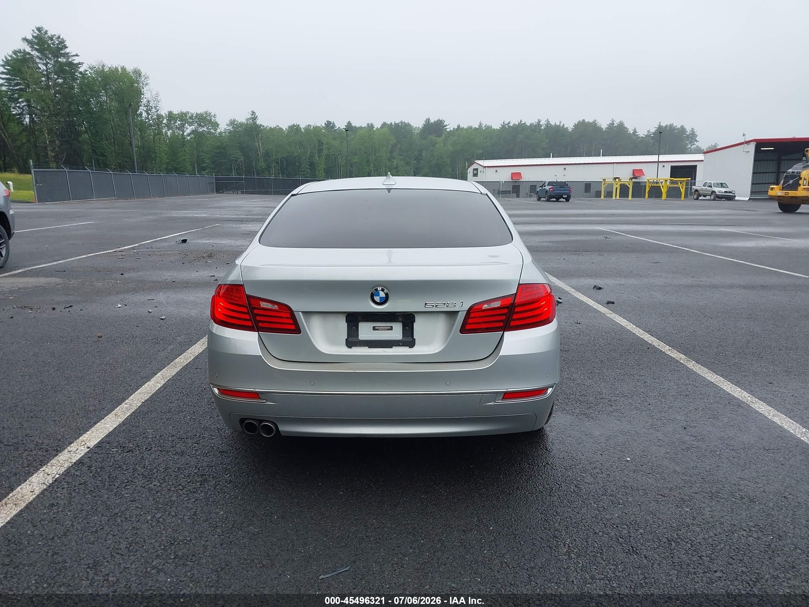 2015 Bmw 528i   Gray vin: WBA5A5C50FD512976