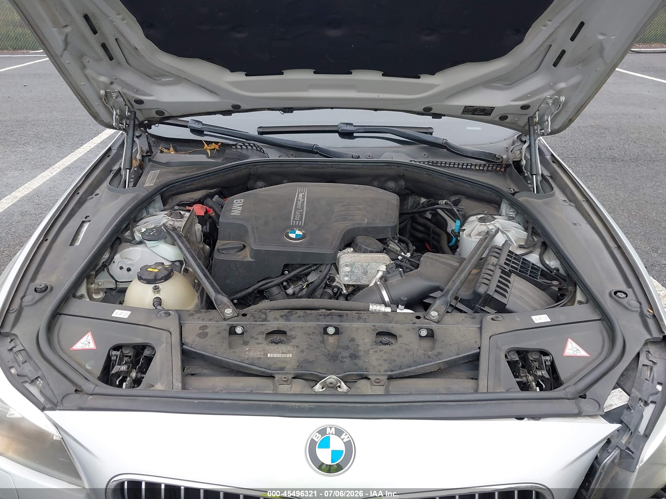 2015 Bmw 528i   Gray vin: WBA5A5C50FD512976
