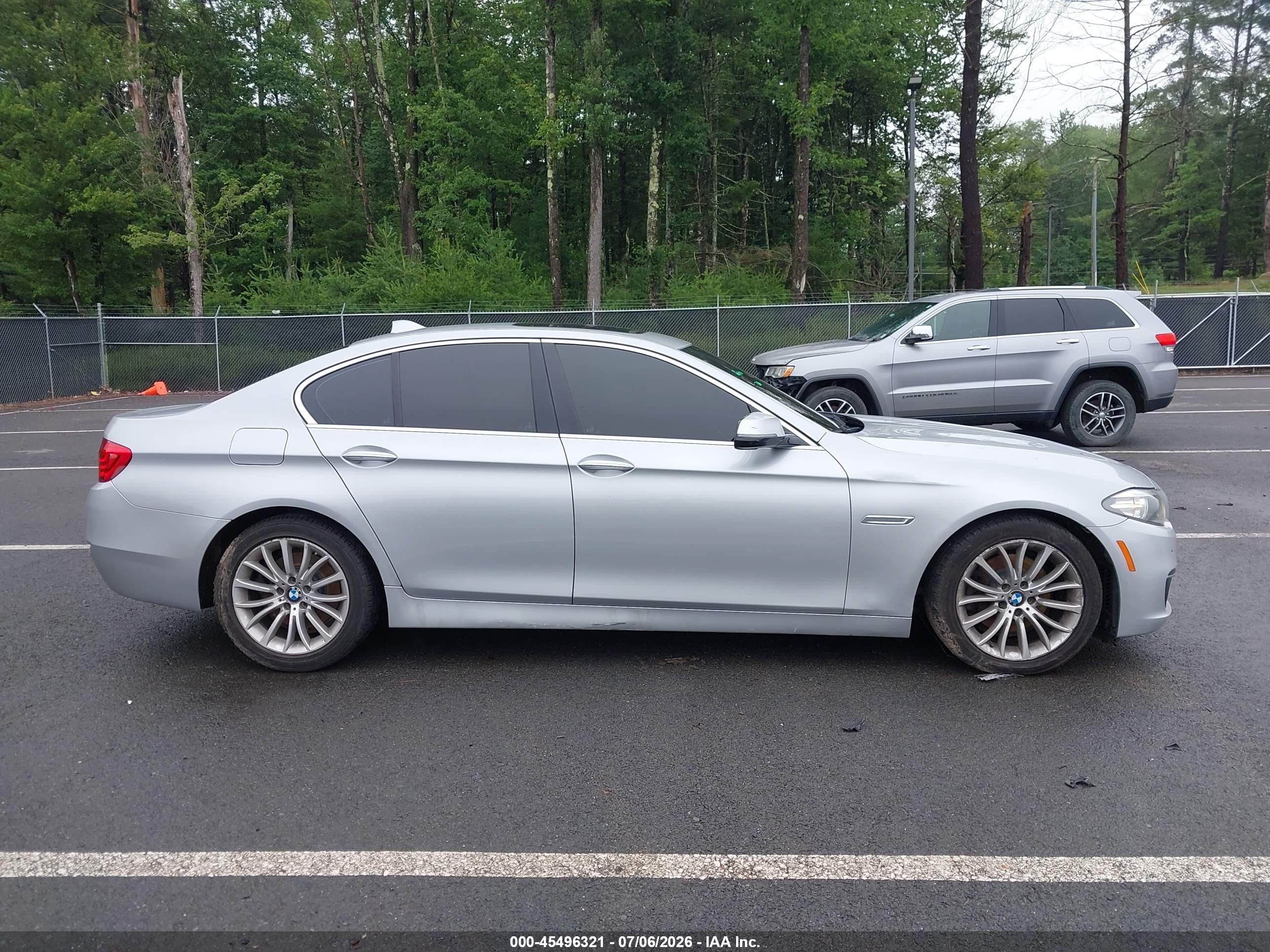 2015 Bmw 528i   Gray vin: WBA5A5C50FD512976