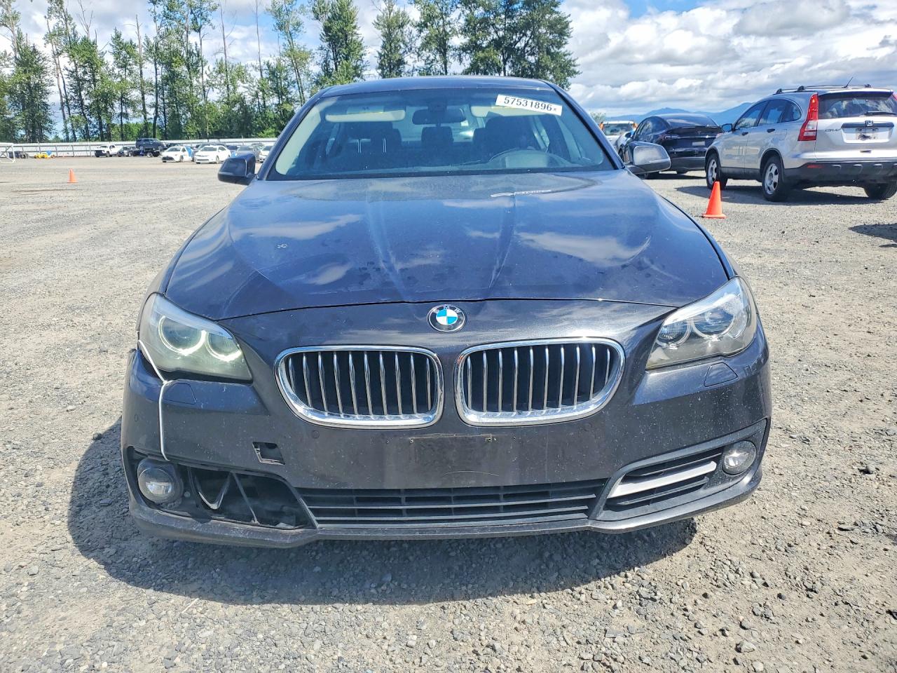 2015 Bmw 528 I Charcoal vin: WBA5A5C50FD515845