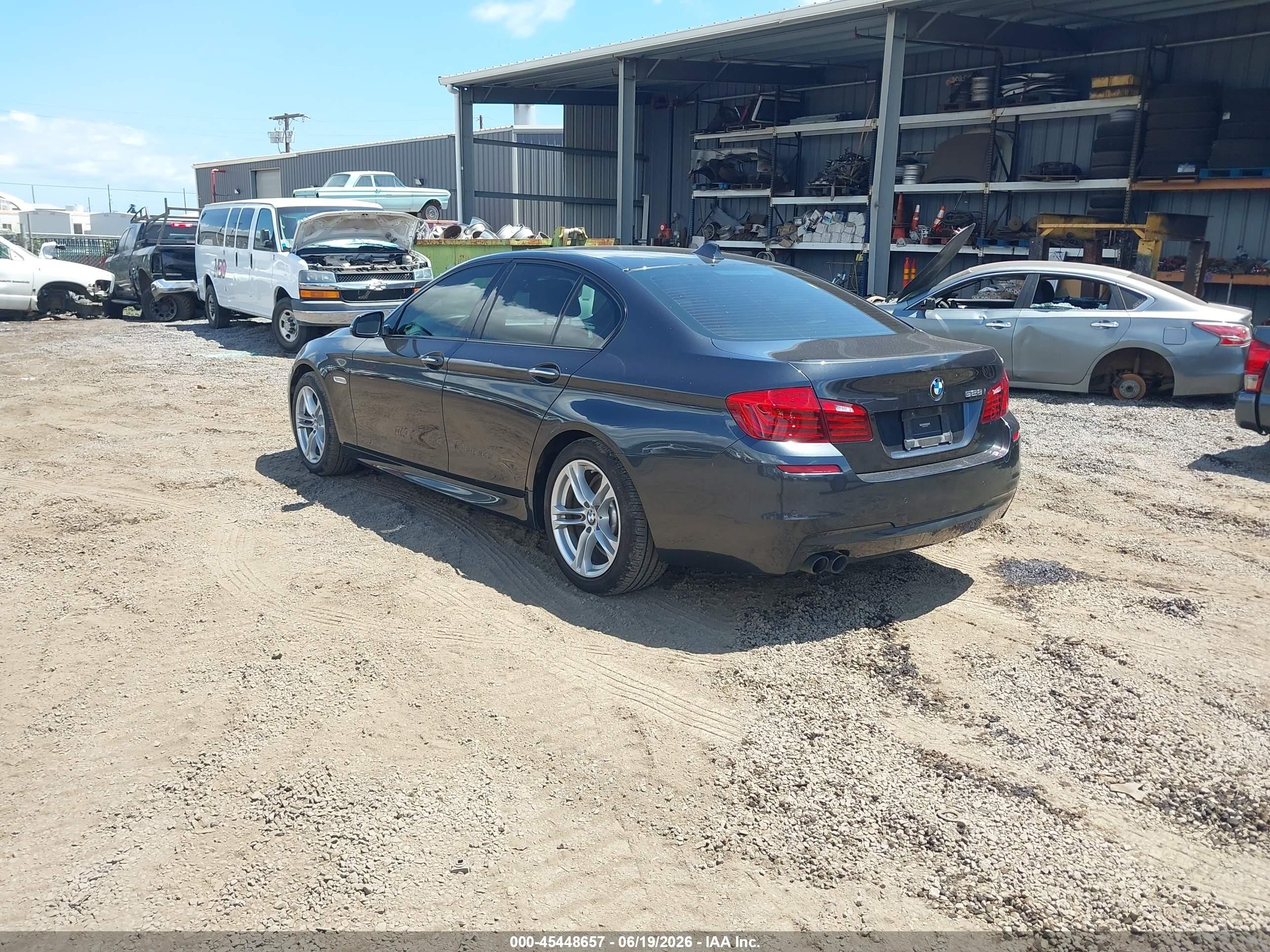 2015 Bmw 528i   Gray vin: WBA5A5C50FD517207