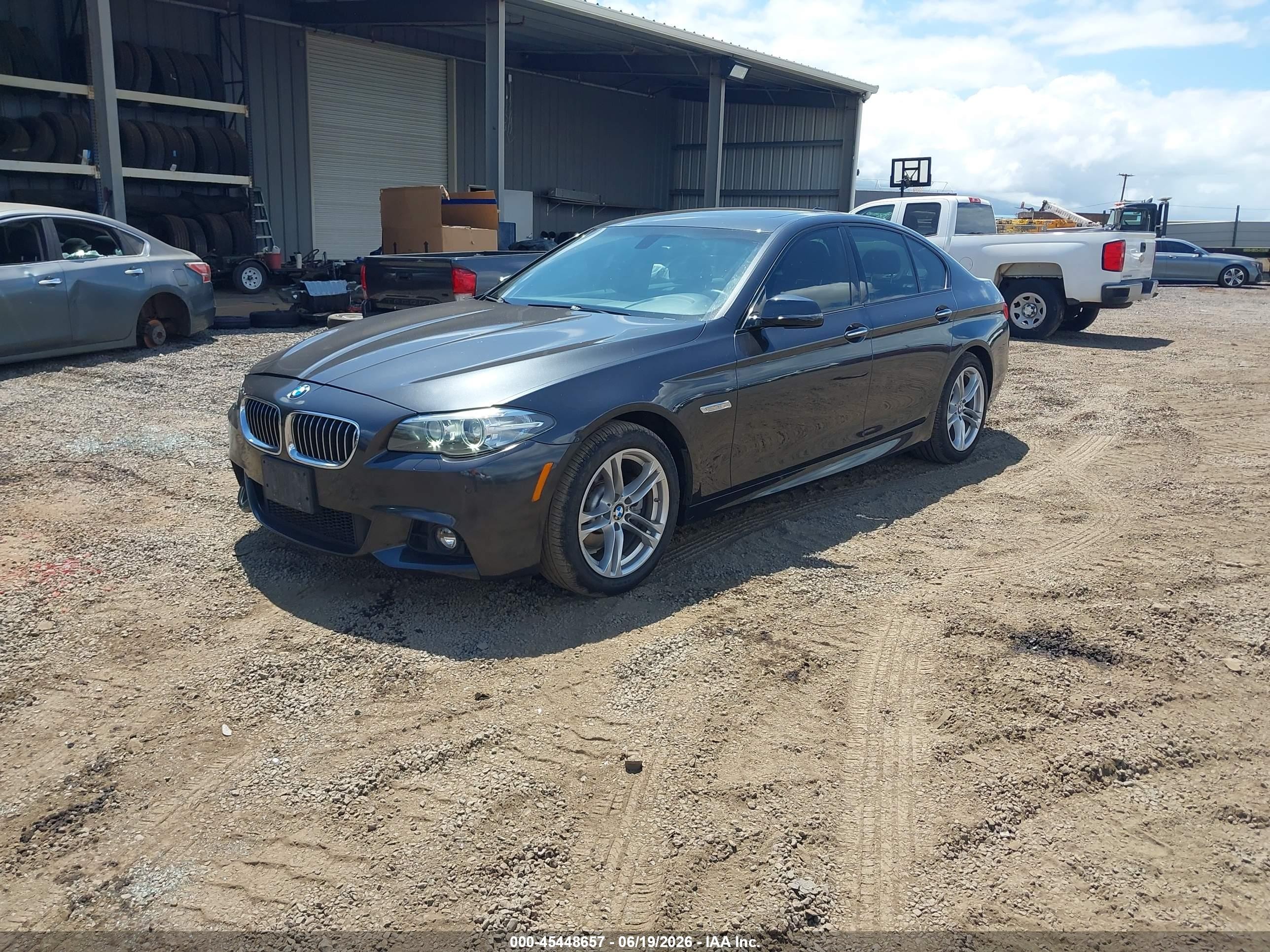 2015 Bmw 528i   Gray vin: WBA5A5C50FD517207