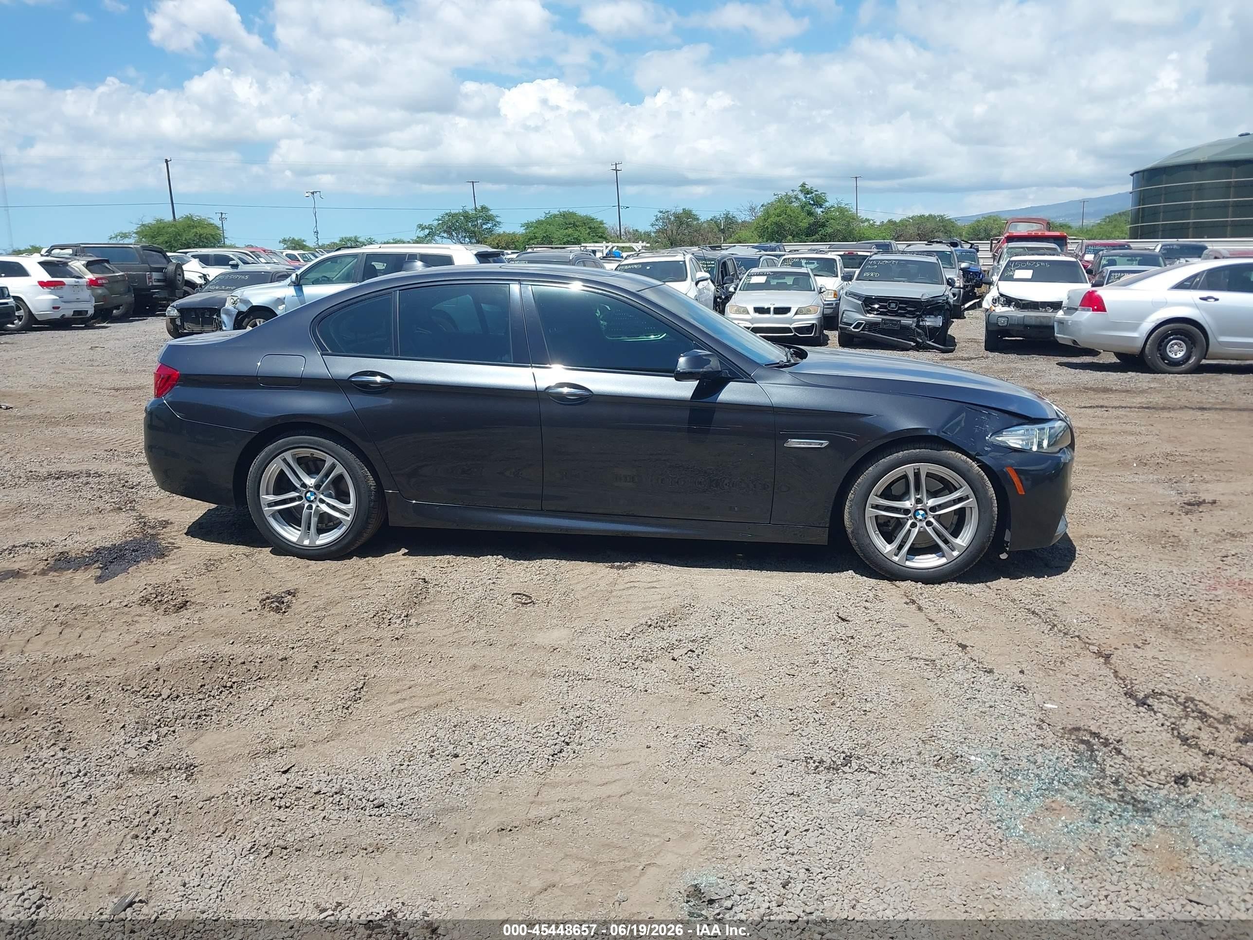 2015 Bmw 528i   Gray vin: WBA5A5C50FD517207