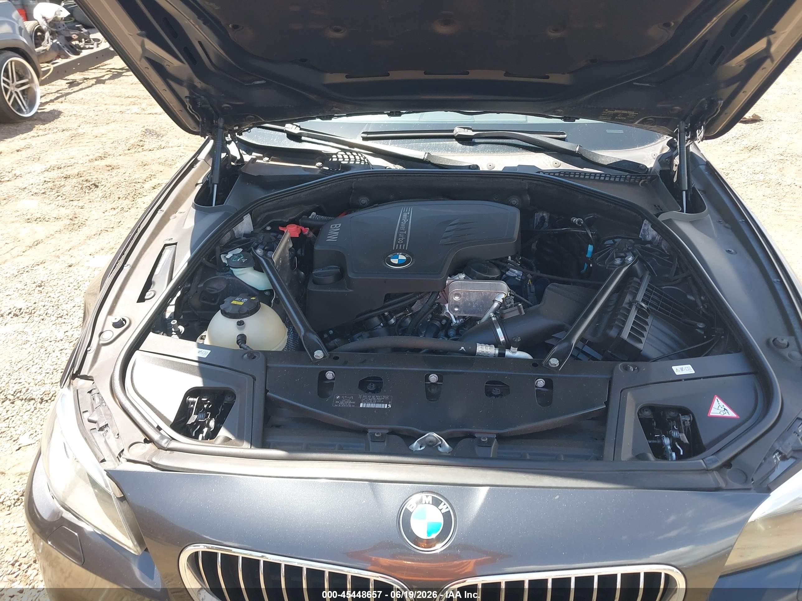 2015 Bmw 528i   Gray vin: WBA5A5C50FD517207
