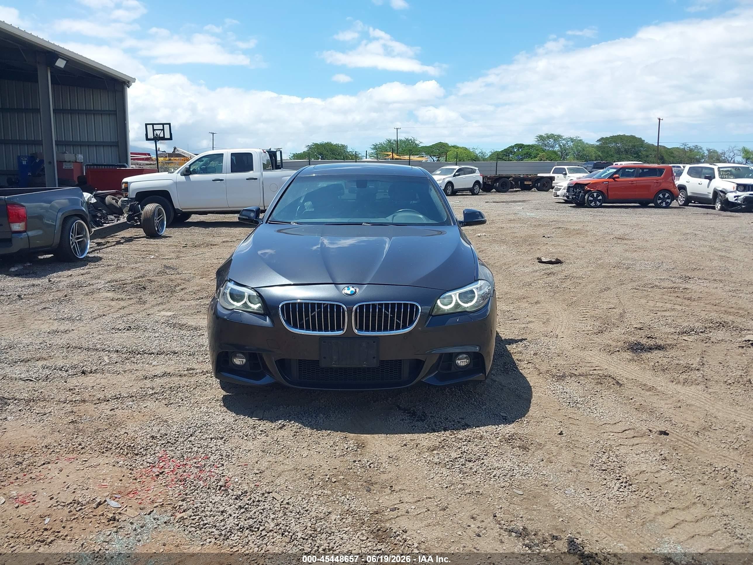 2015 Bmw 528i   Gray vin: WBA5A5C50FD517207