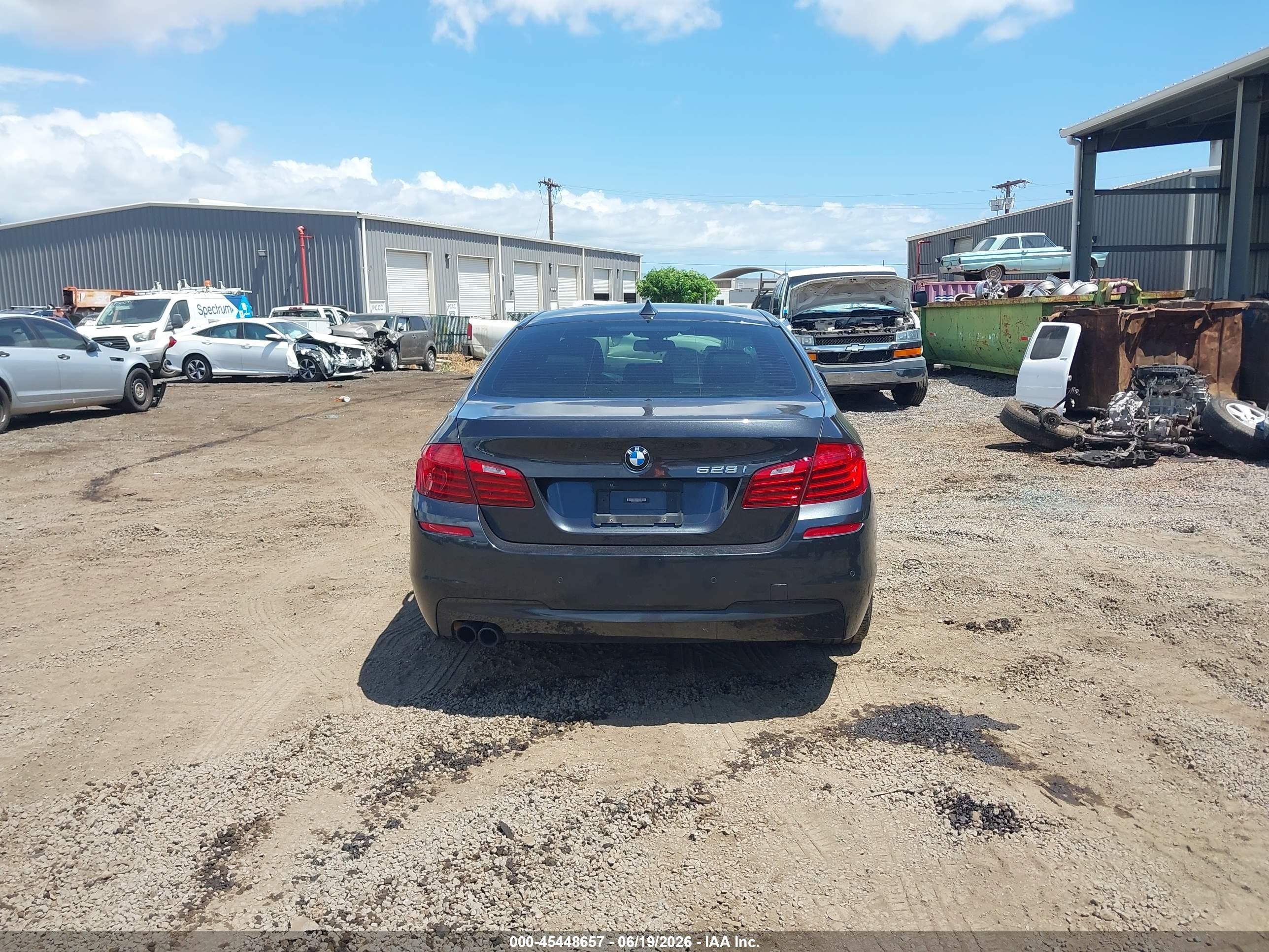 2015 Bmw 528i   Gray vin: WBA5A5C50FD517207