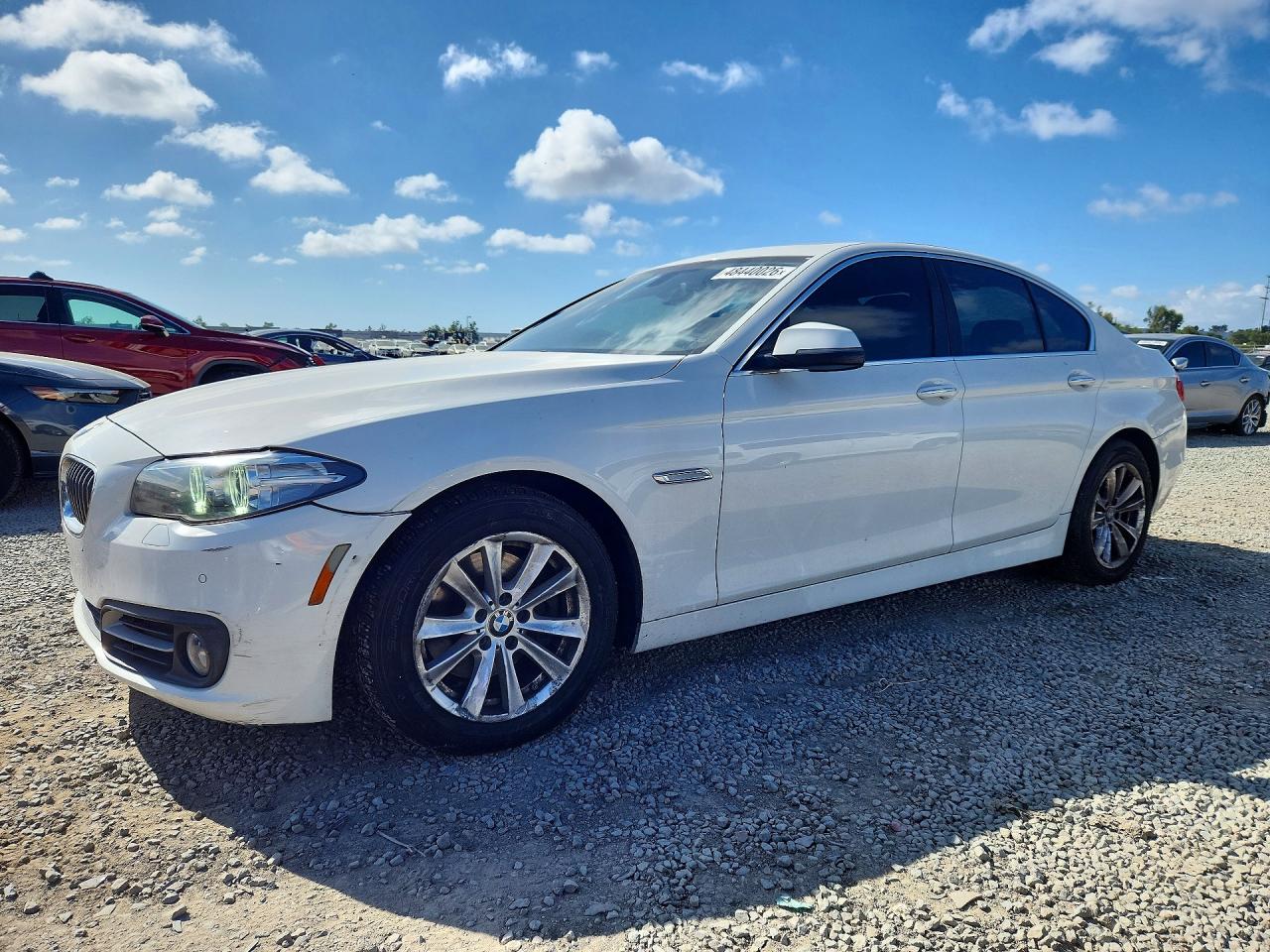 2015 Bmw 528 I White vin: WBA5A5C50FD517417