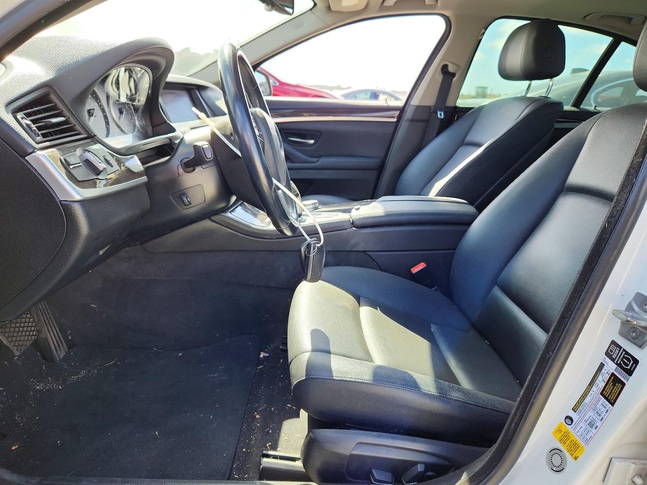 2015 Bmw 528 I White vin: WBA5A5C50FD517417