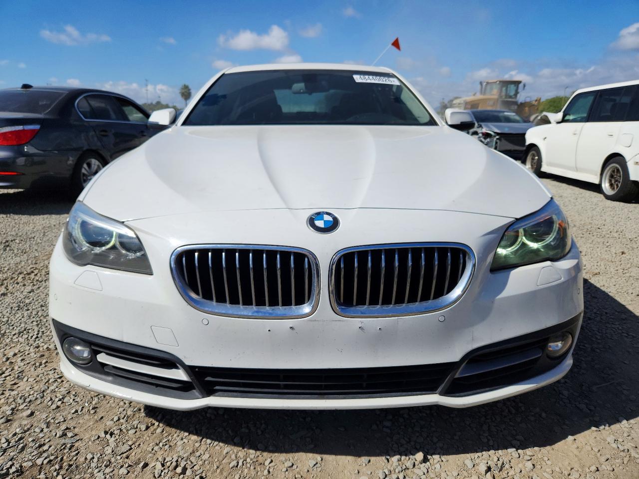 2015 Bmw 528 I White vin: WBA5A5C50FD517417