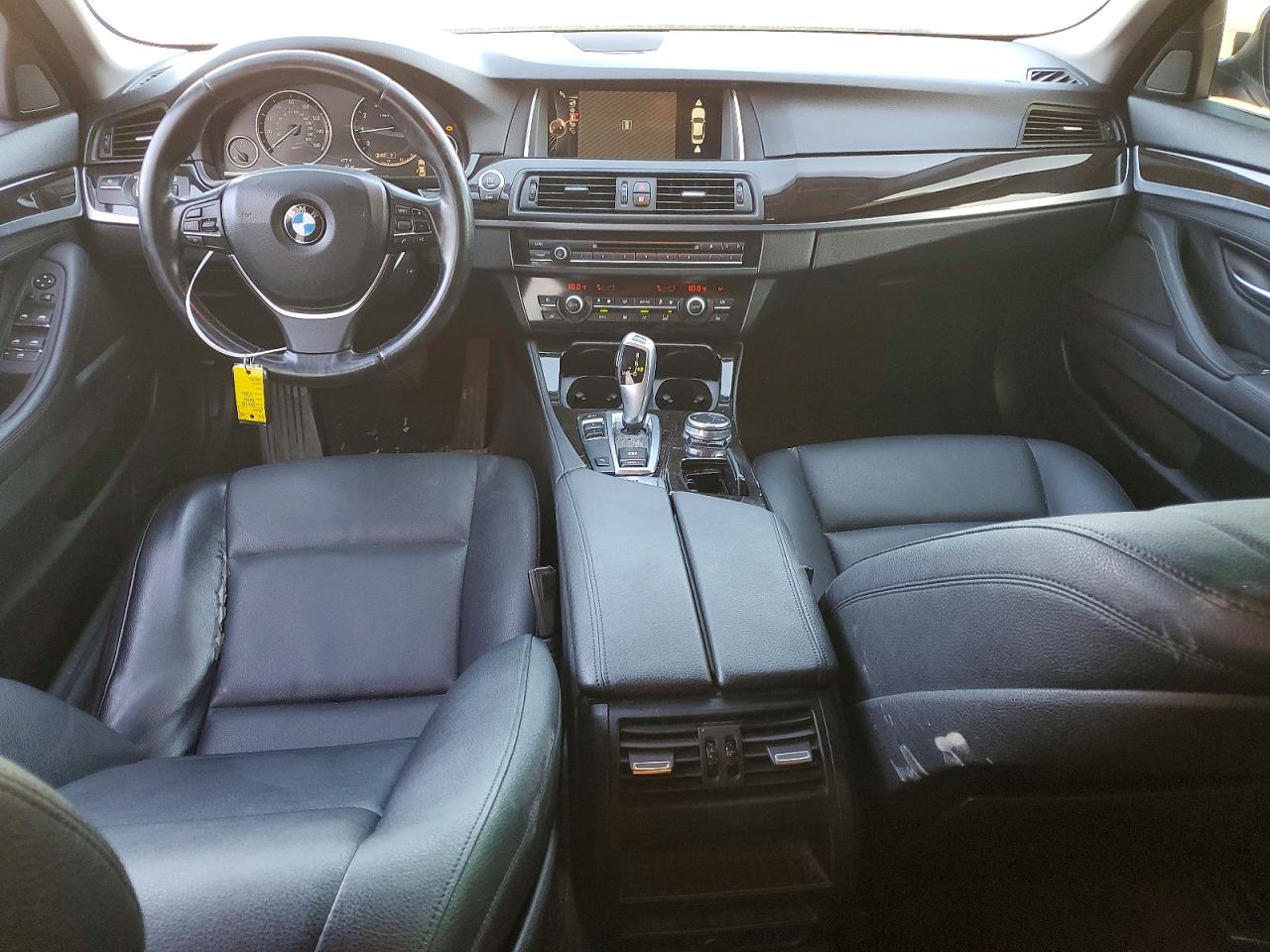 2015 Bmw 528 I White vin: WBA5A5C50FD517451