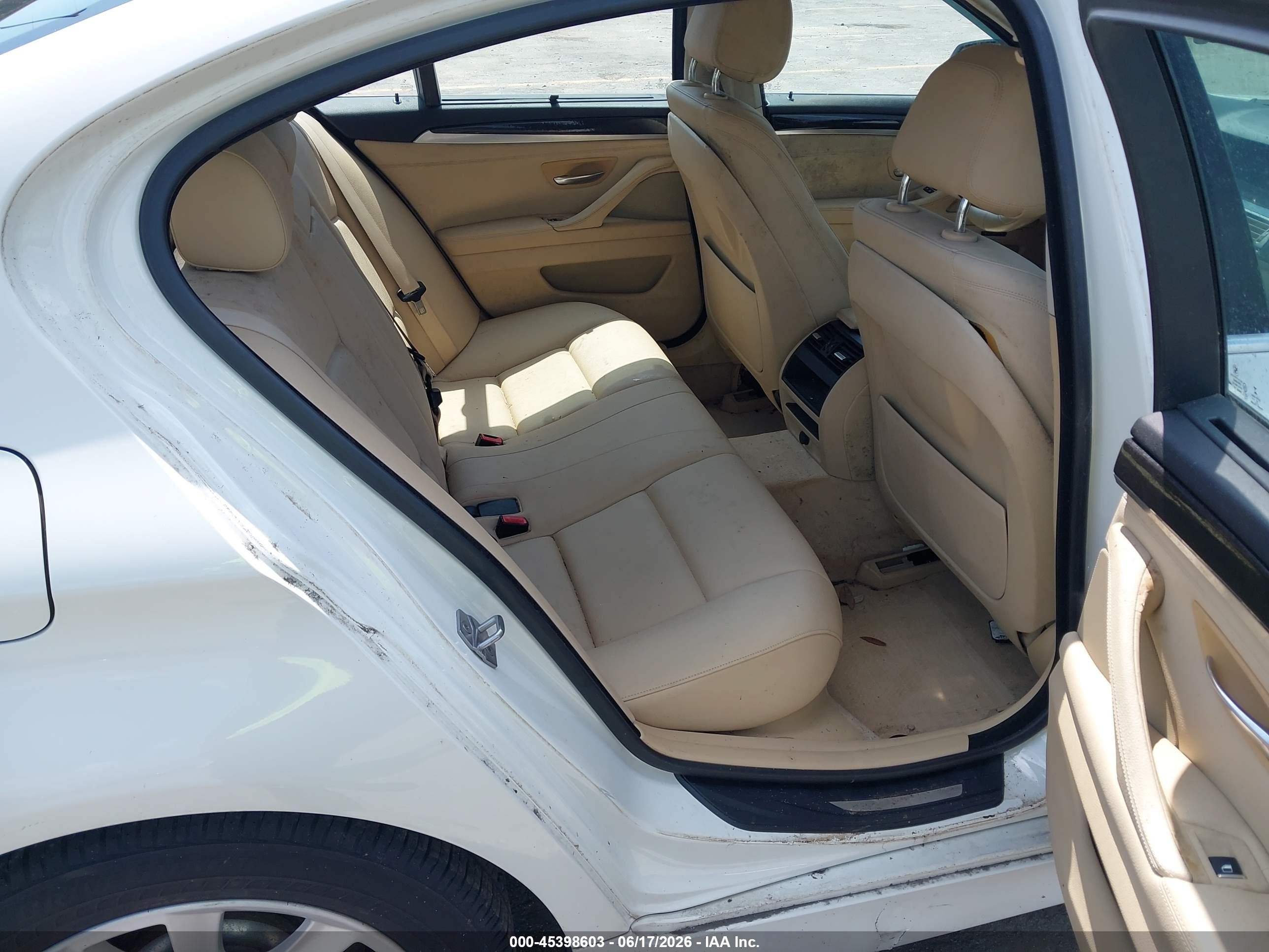2015 Bmw 528i   White vin: WBA5A5C50FD518129