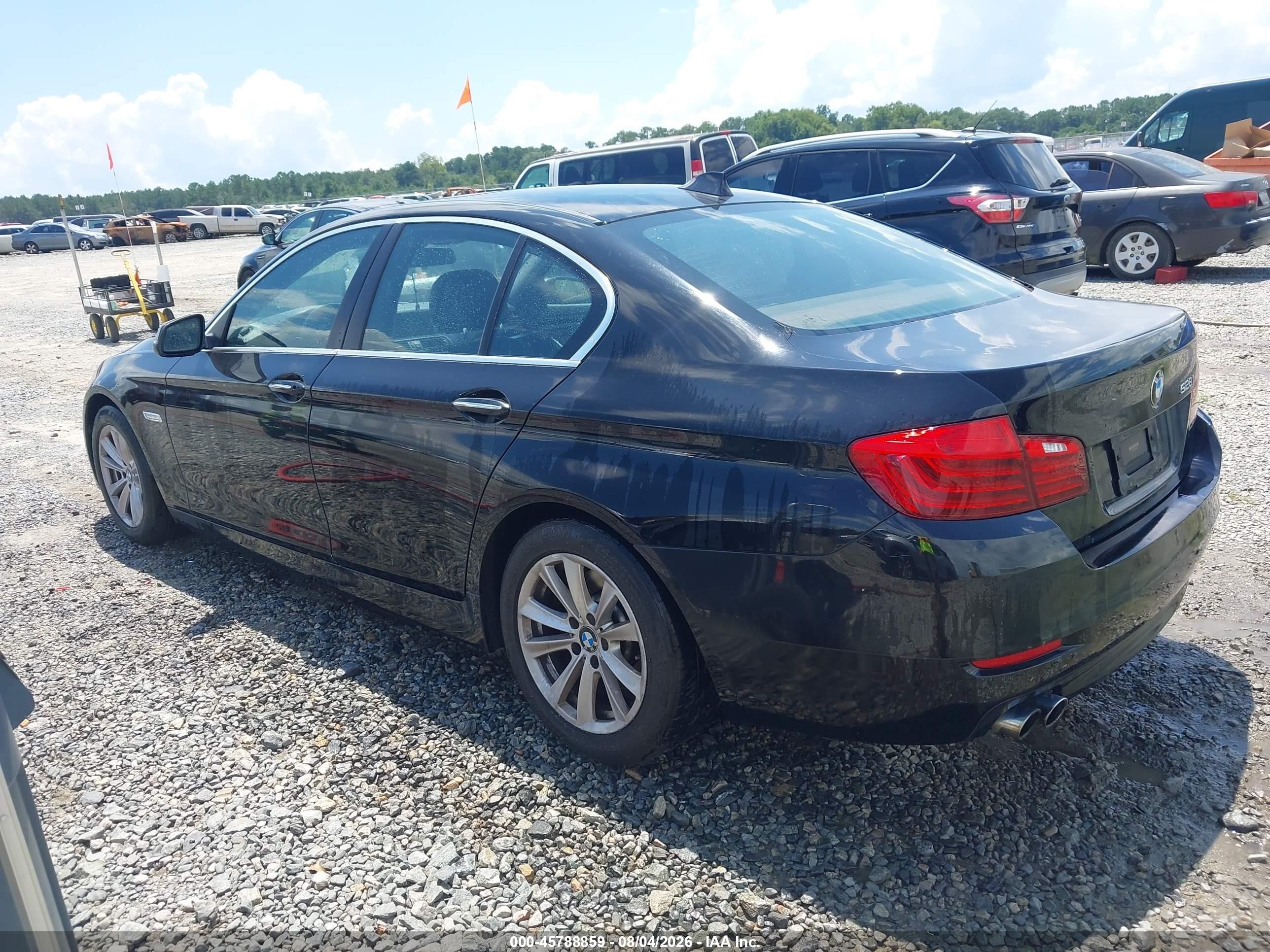 2015 Bmw 528i   Black vin: WBA5A5C50FD521984