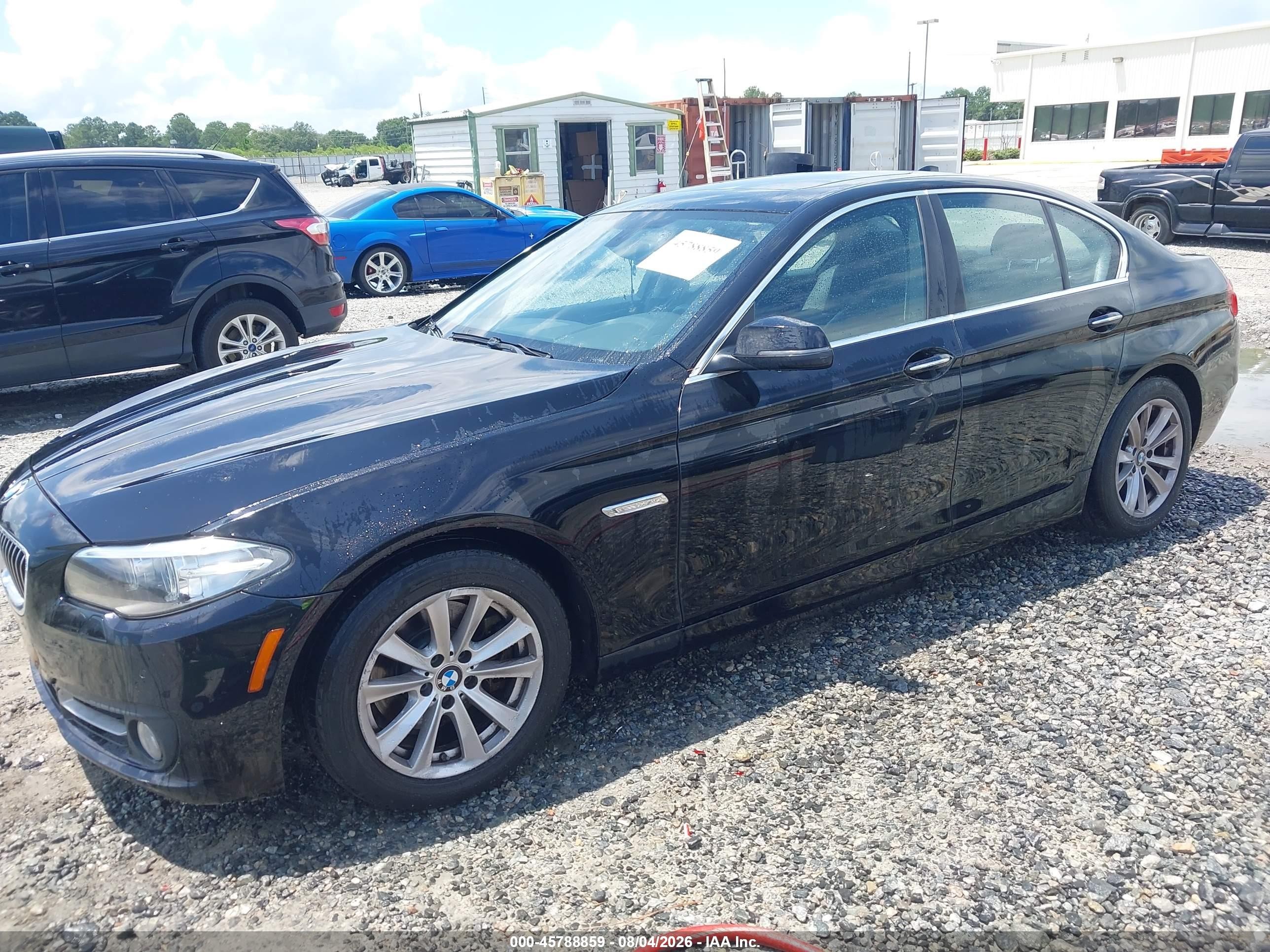 2015 Bmw 528i   Black vin: WBA5A5C50FD521984