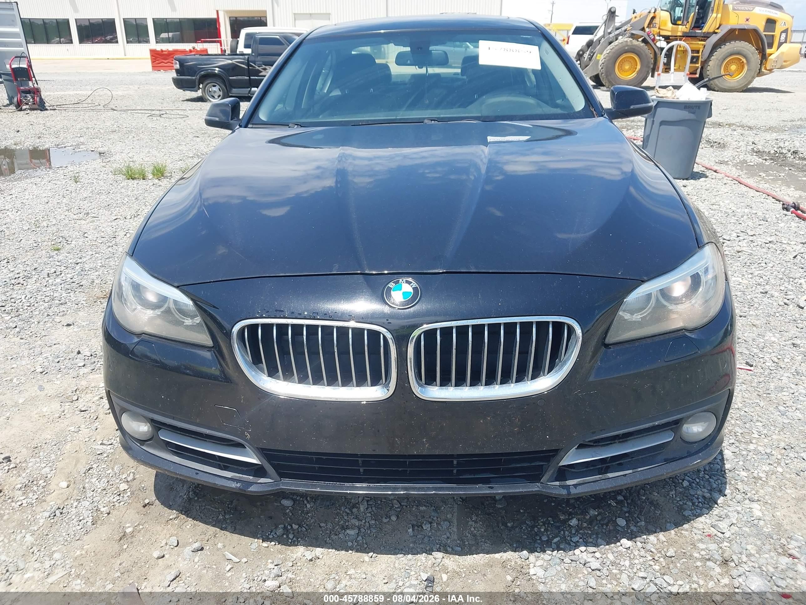 2015 Bmw 528i   Black vin: WBA5A5C50FD521984