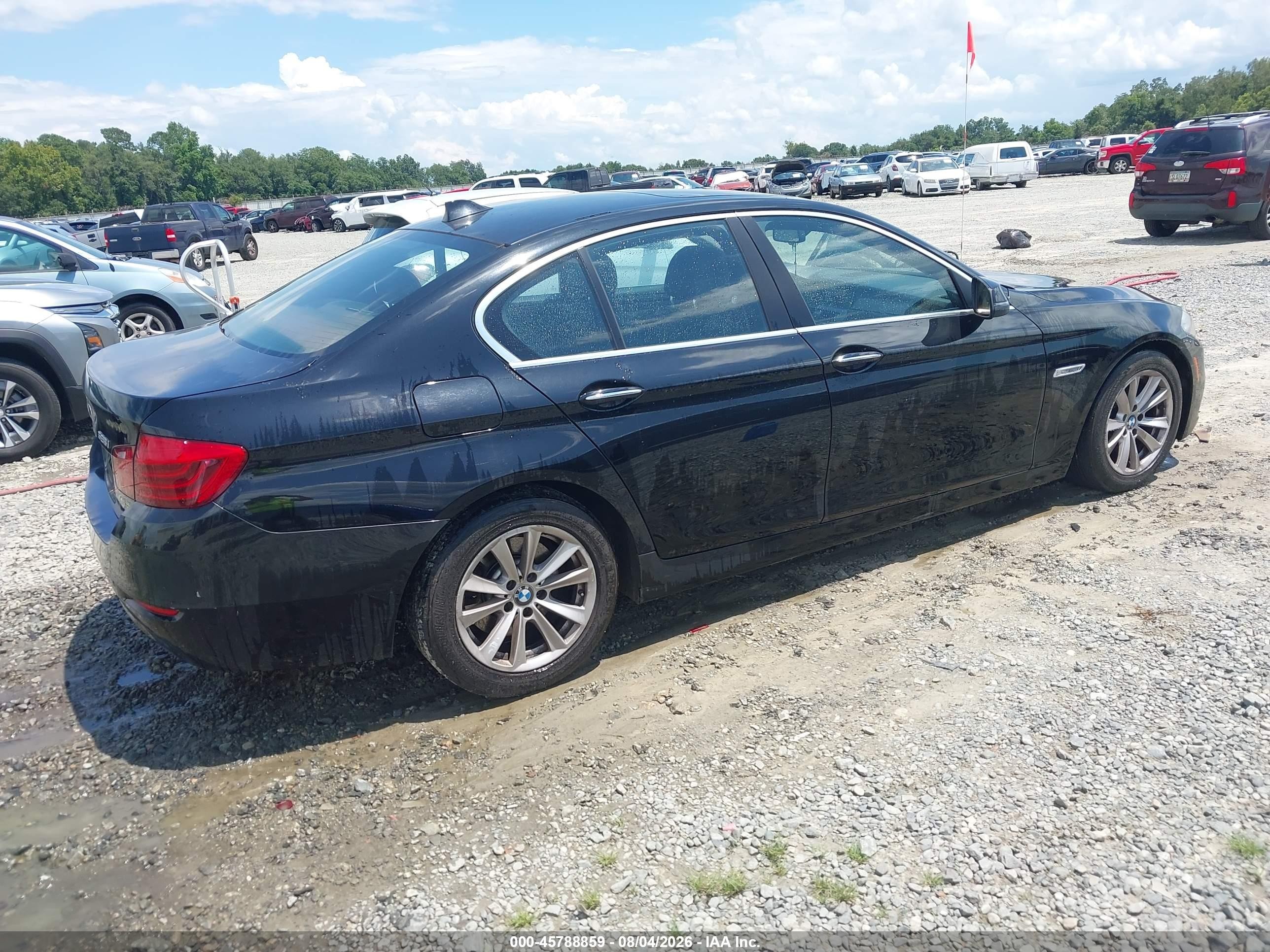 2015 Bmw 528i   Black vin: WBA5A5C50FD521984