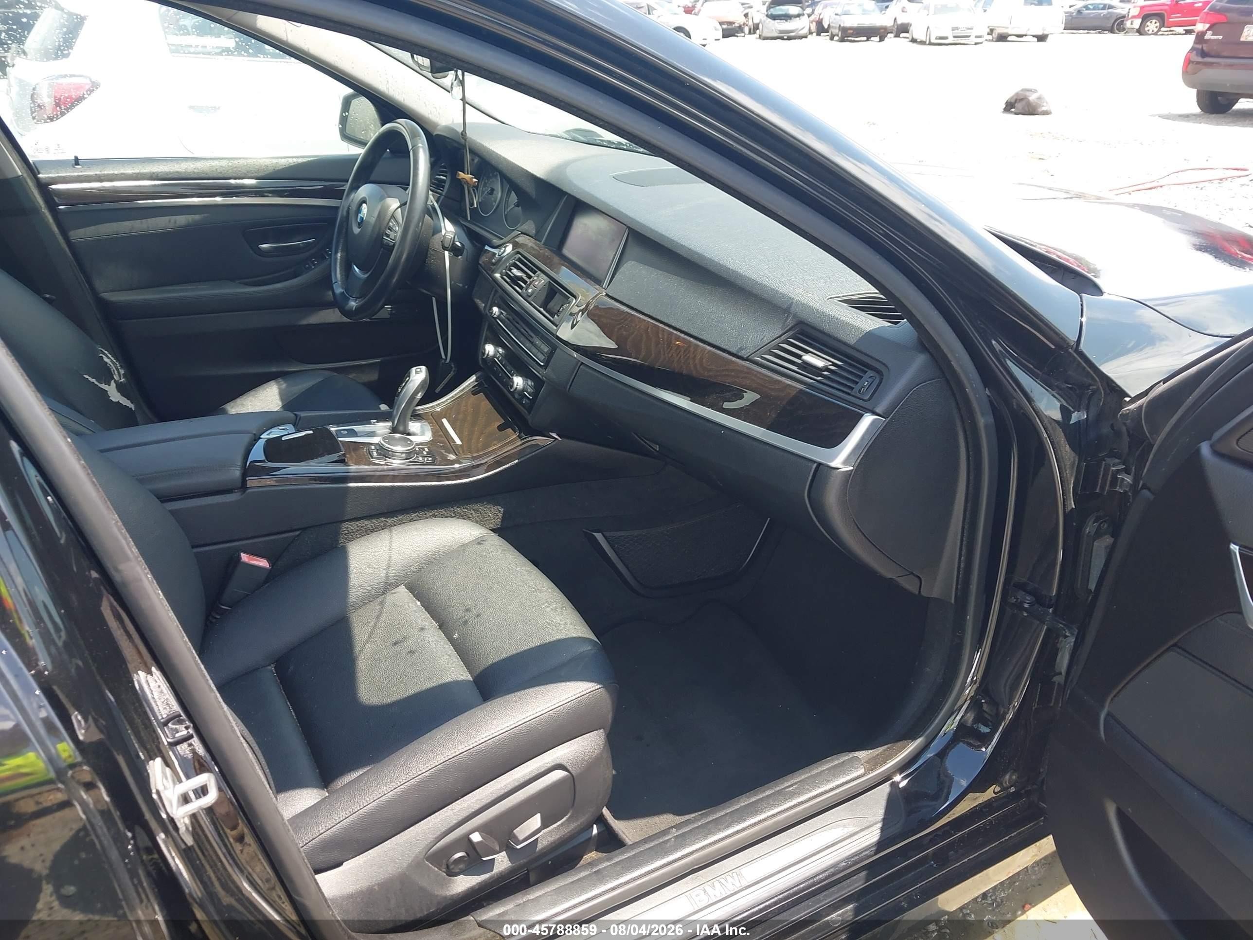 2015 Bmw 528i   Black vin: WBA5A5C50FD521984