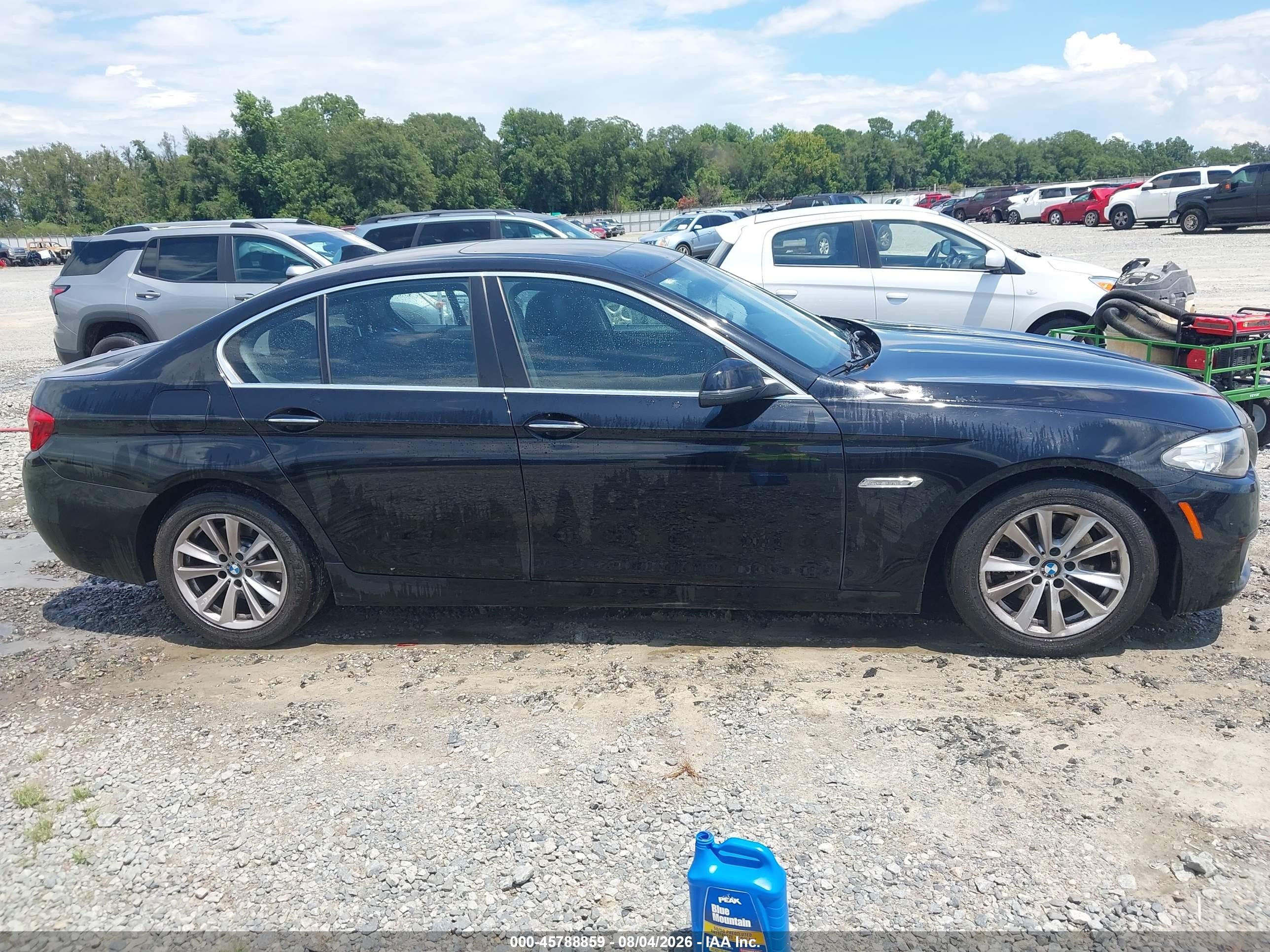 2015 Bmw 528i   Black vin: WBA5A5C50FD521984