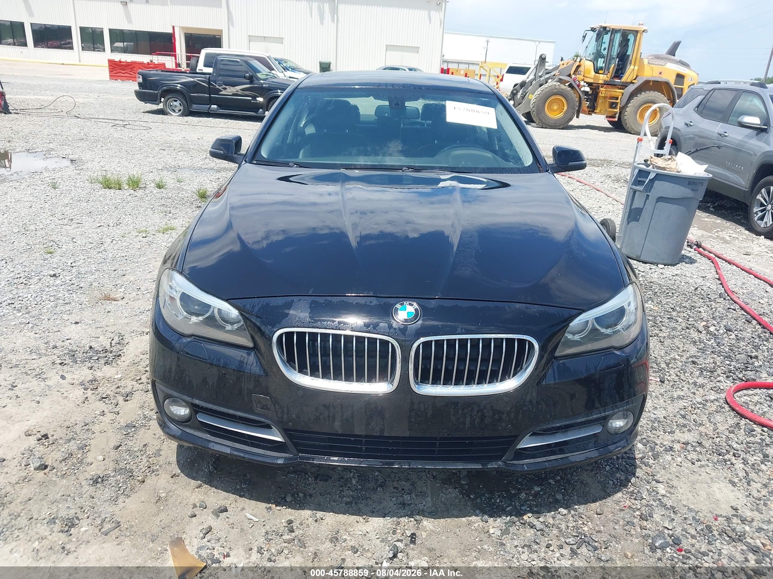 2015 Bmw 528i   Black vin: WBA5A5C50FD521984