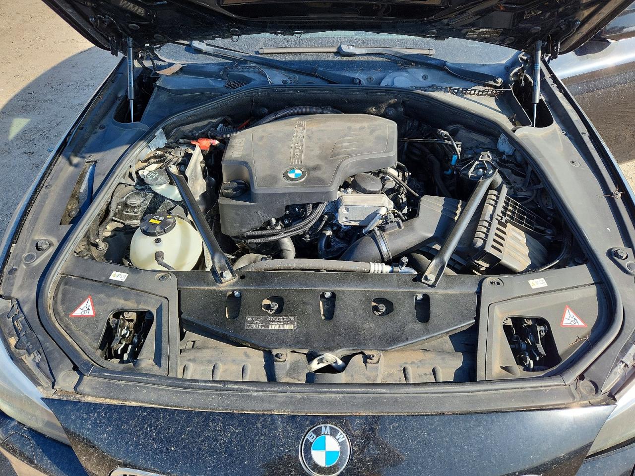 2015 Bmw 528 I Черный vin: WBA5A5C50FD523993