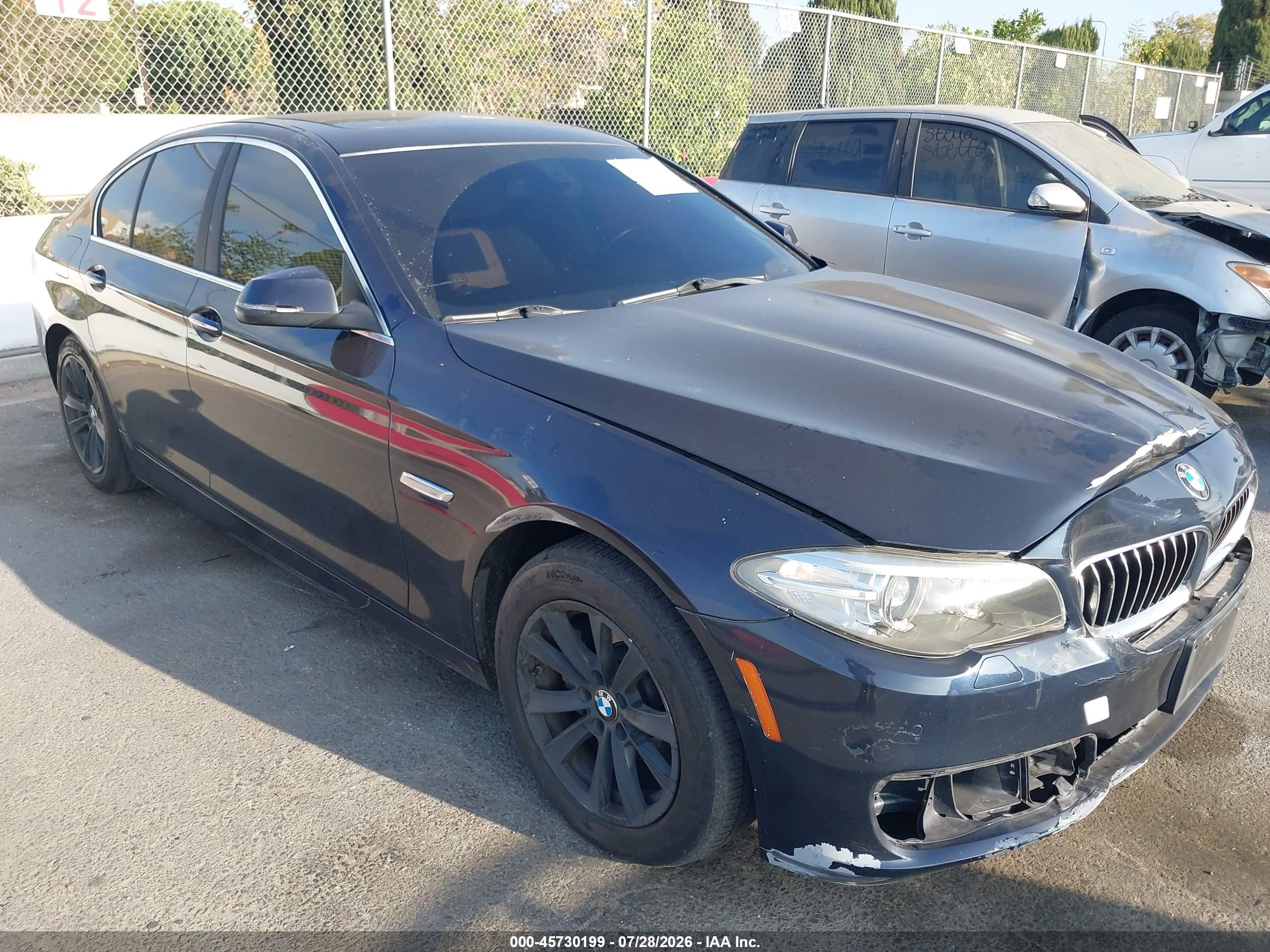 2014 Bmw 528i   Blue vin: WBA5A5C51ED503993