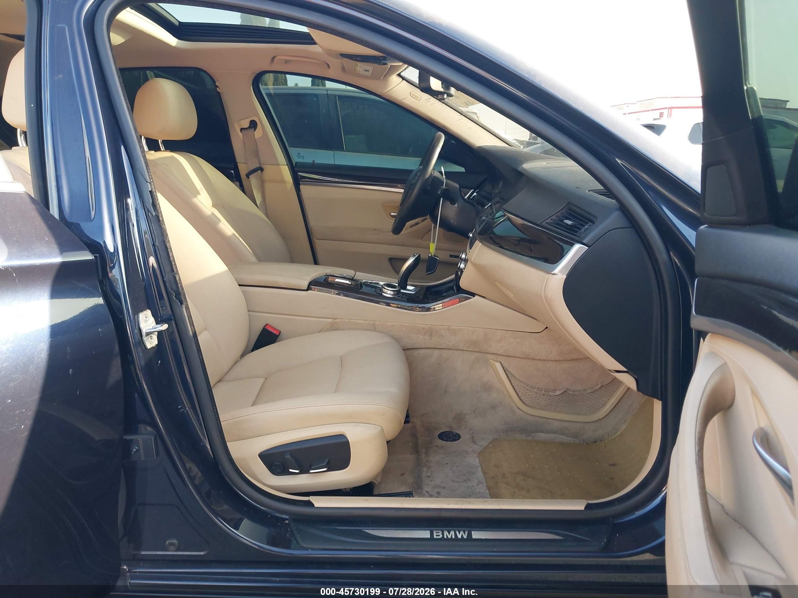 2014 Bmw 528i Blue vin: WBA5A5C51ED503993
