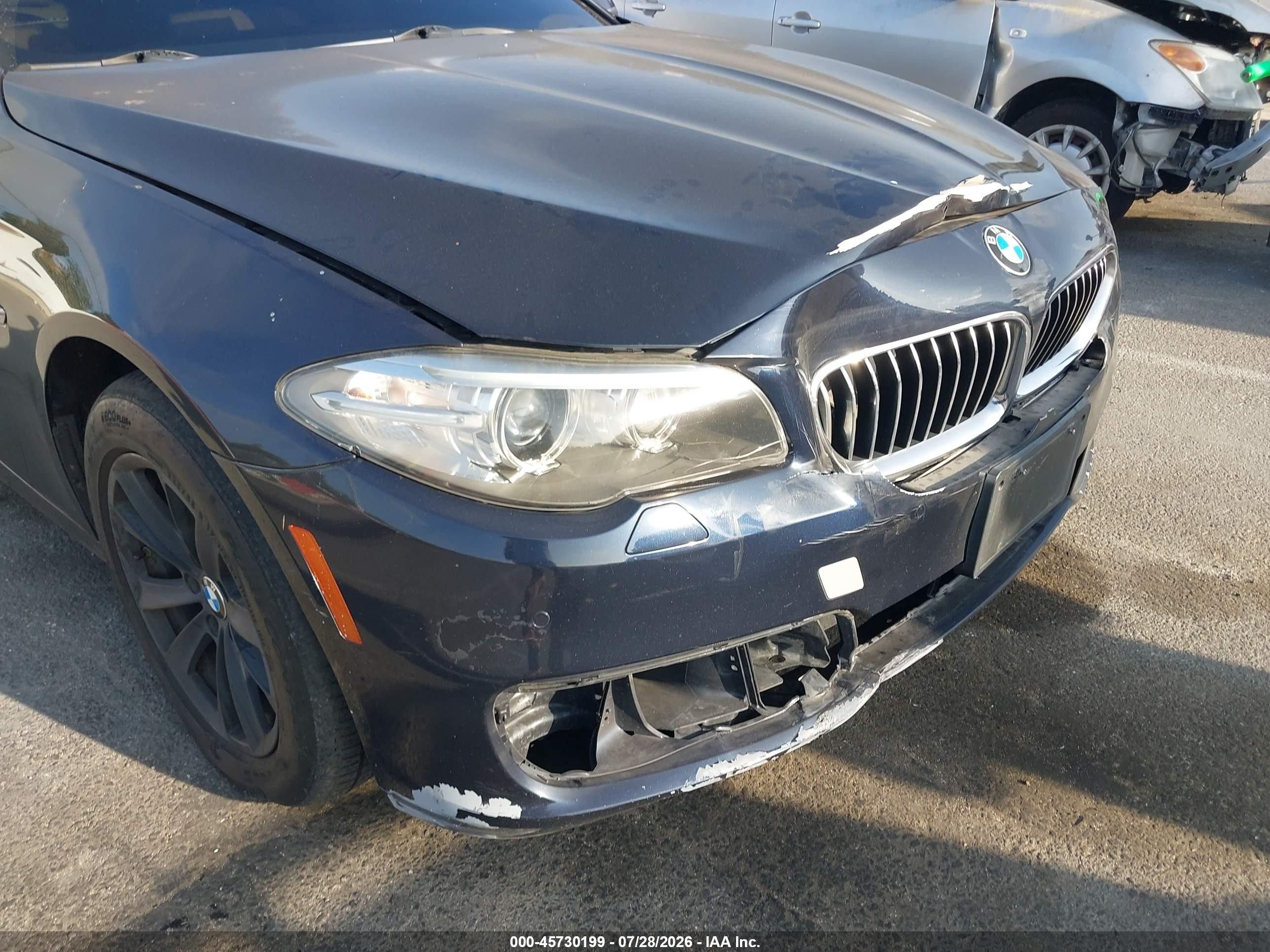 2014 Bmw 528i Blue vin: WBA5A5C51ED503993