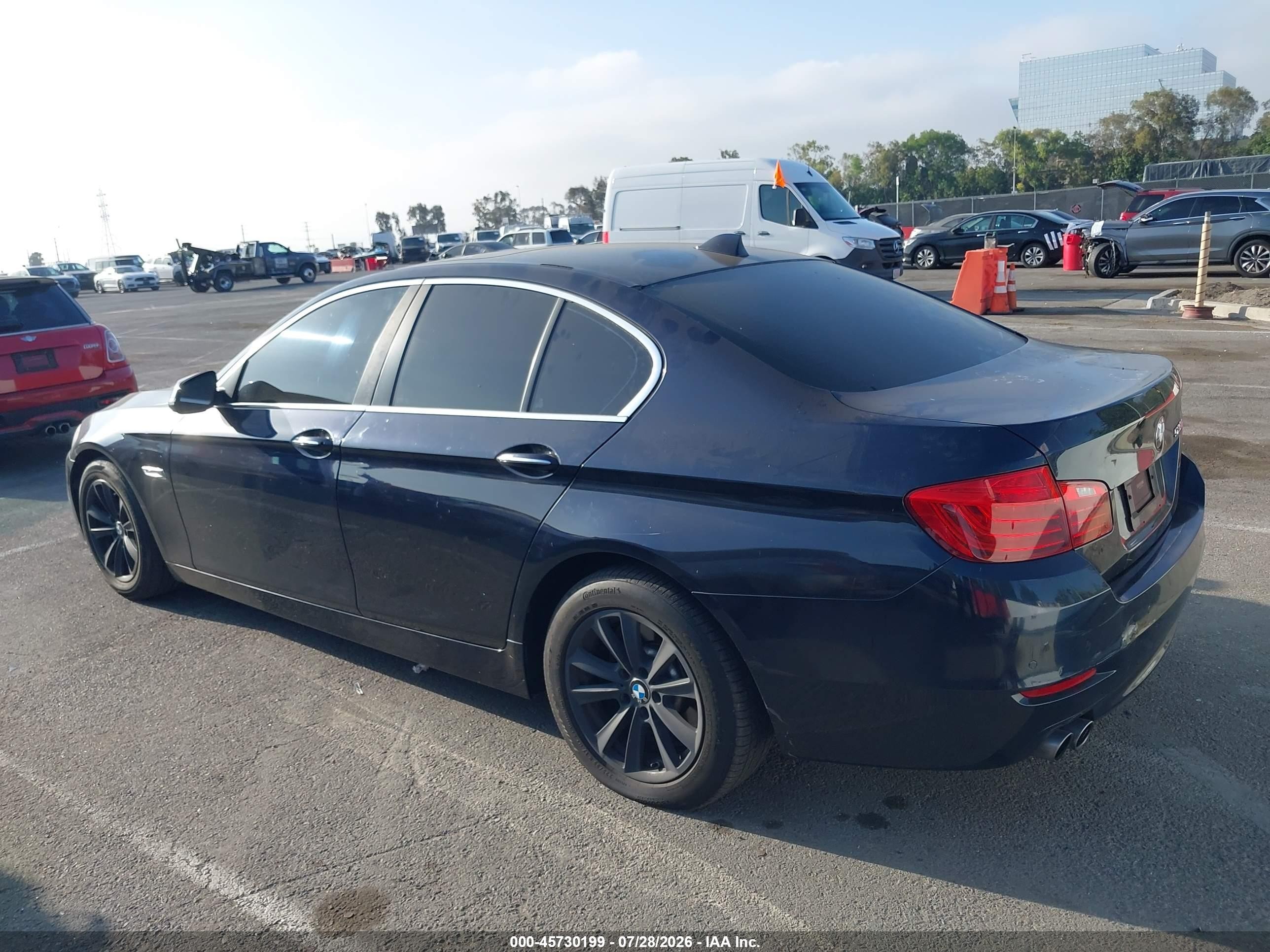 2014 Bmw 528i Blue vin: WBA5A5C51ED503993