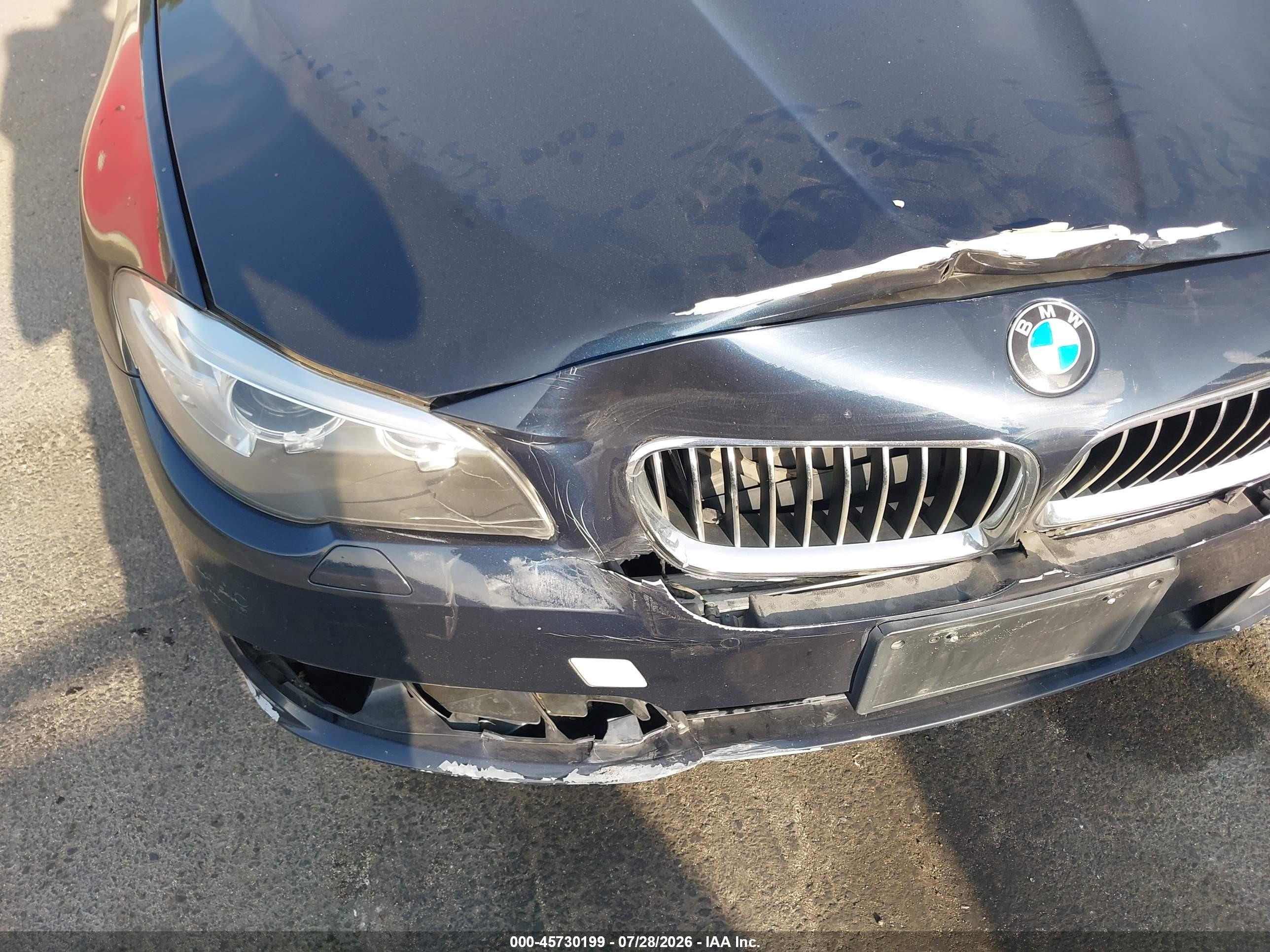 2014 Bmw 528i Blue vin: WBA5A5C51ED503993