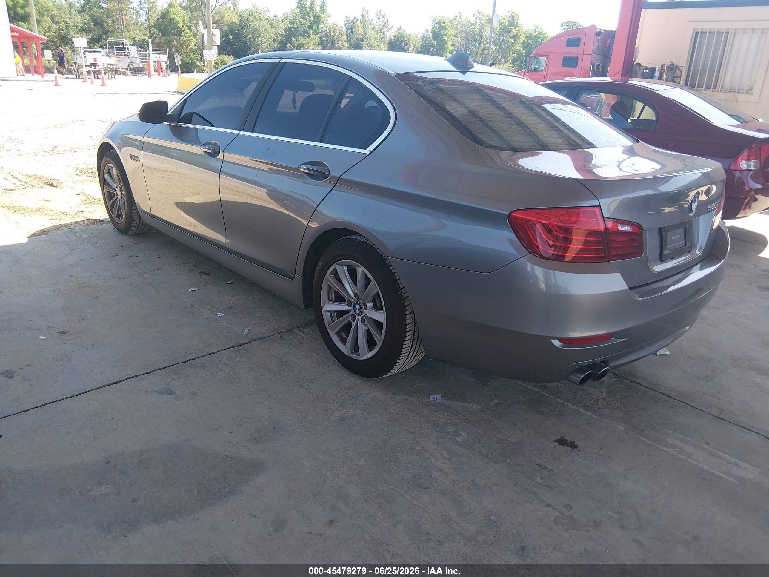 2014 Bmw 528i   Gray vin: WBA5A5C51ED504108