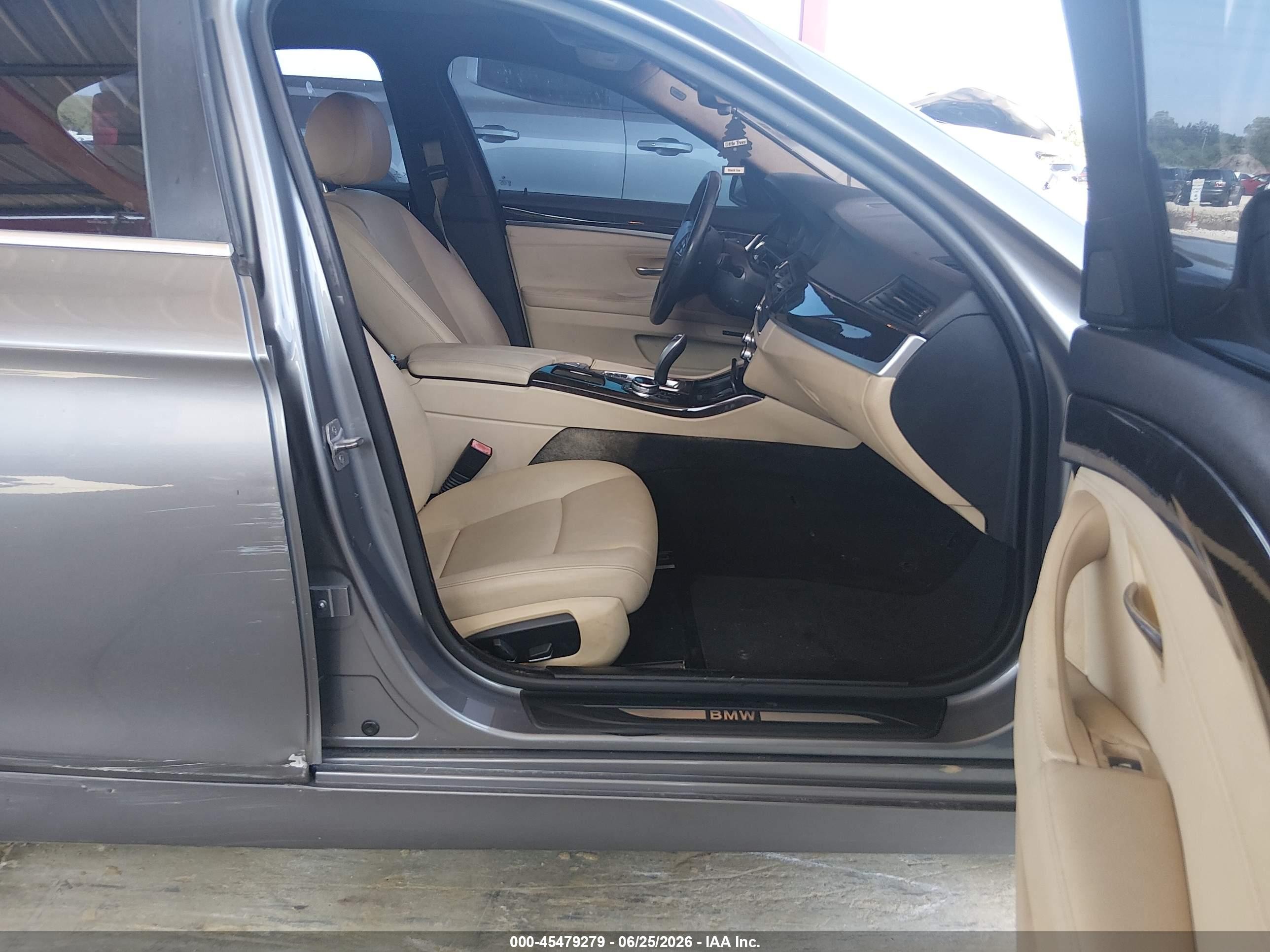 2014 Bmw 528i   Gray vin: WBA5A5C51ED504108