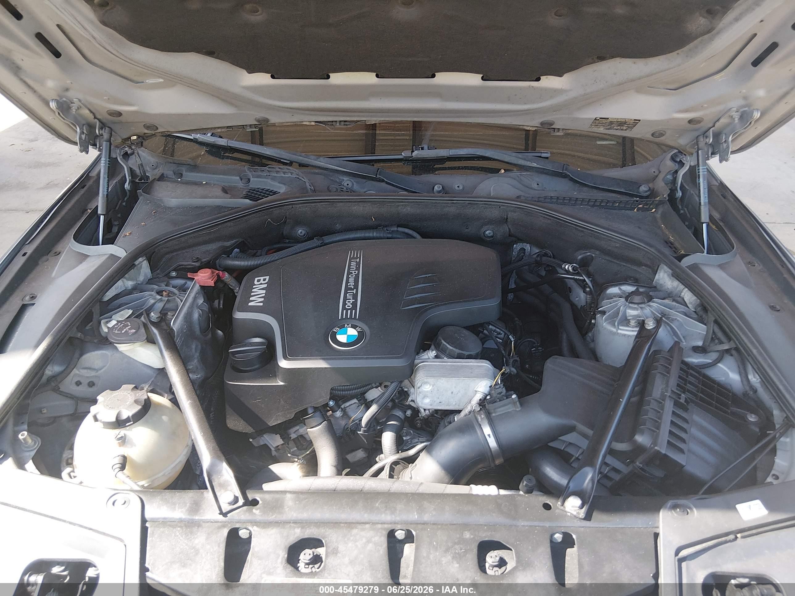 2014 Bmw 528i   Gray vin: WBA5A5C51ED504108