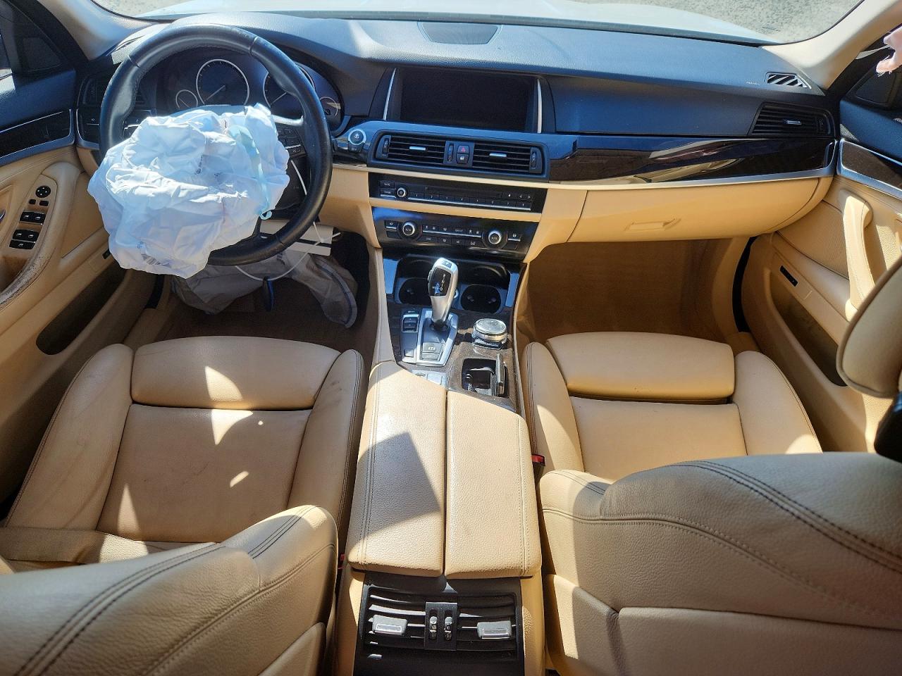 2015 Bmw 528 I White vin: WBA5A5C51FD515000