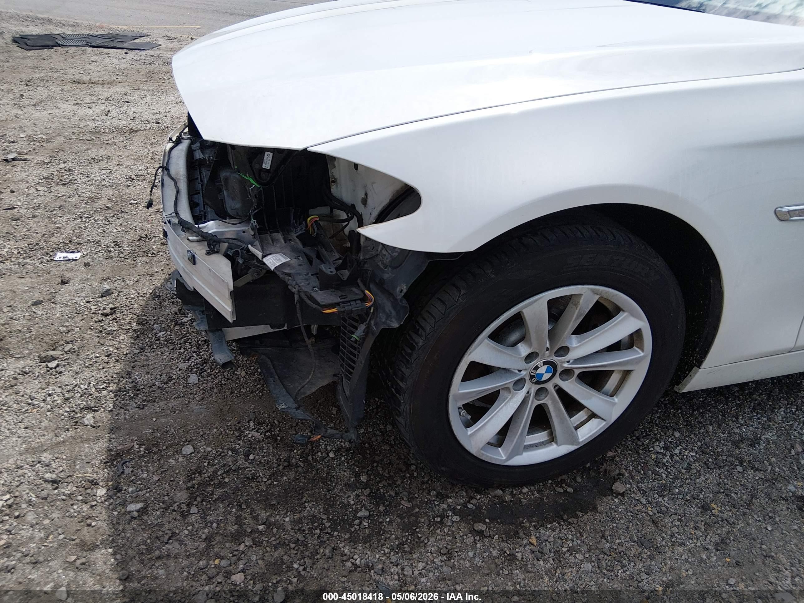 2015 Bmw 528i   White vin: WBA5A5C51FD515420