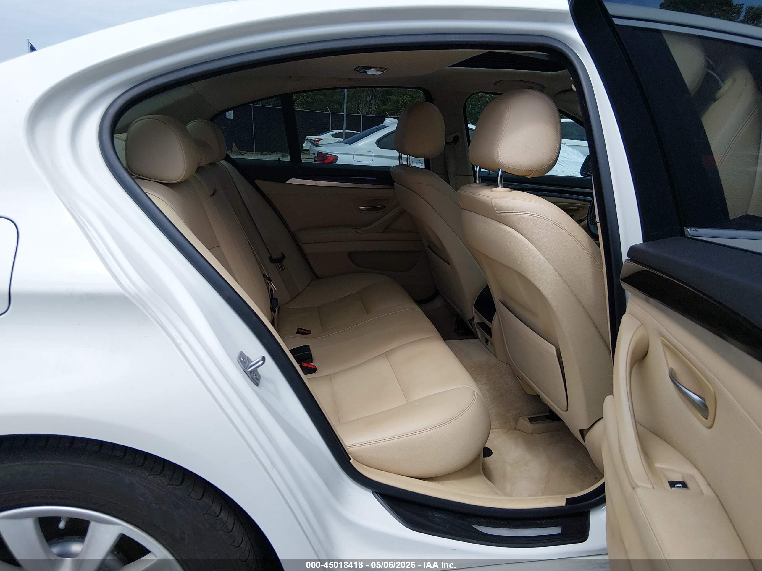 2015 Bmw 528i   White vin: WBA5A5C51FD515420