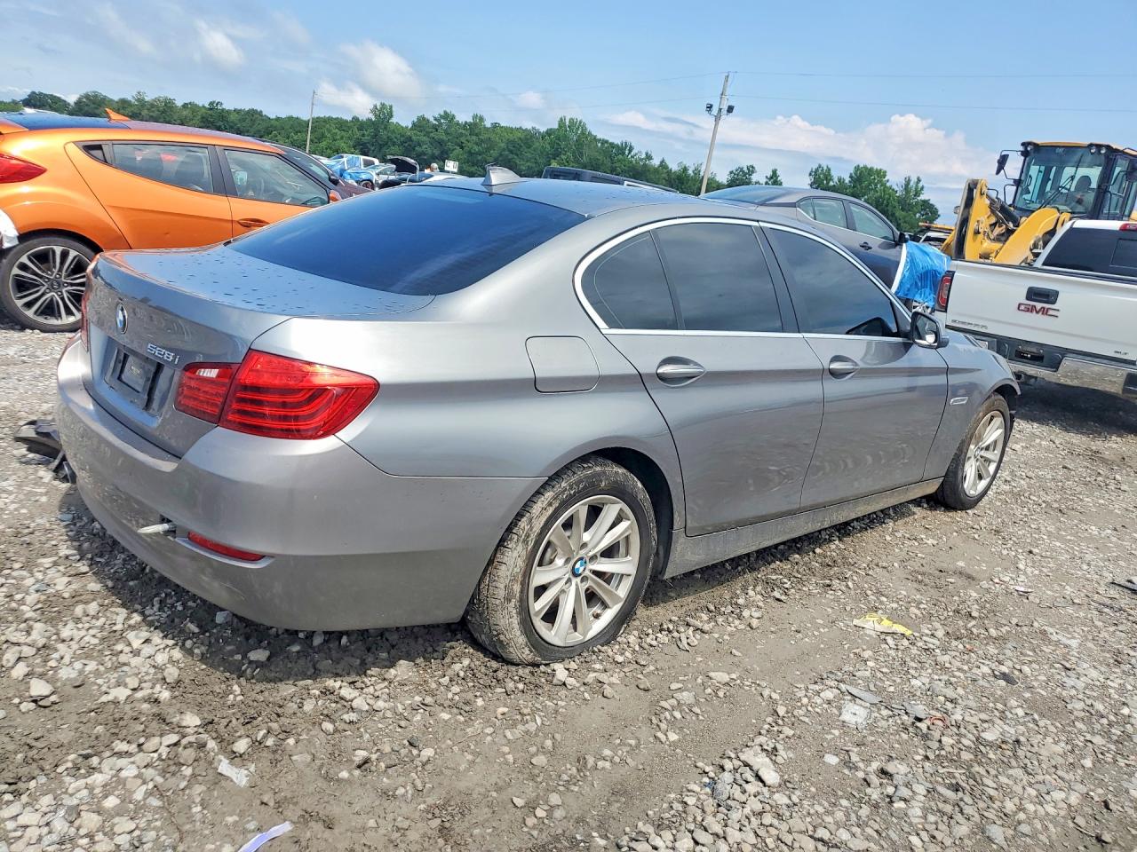 2015 Bmw 528 I Silver vin: WBA5A5C51FD516857