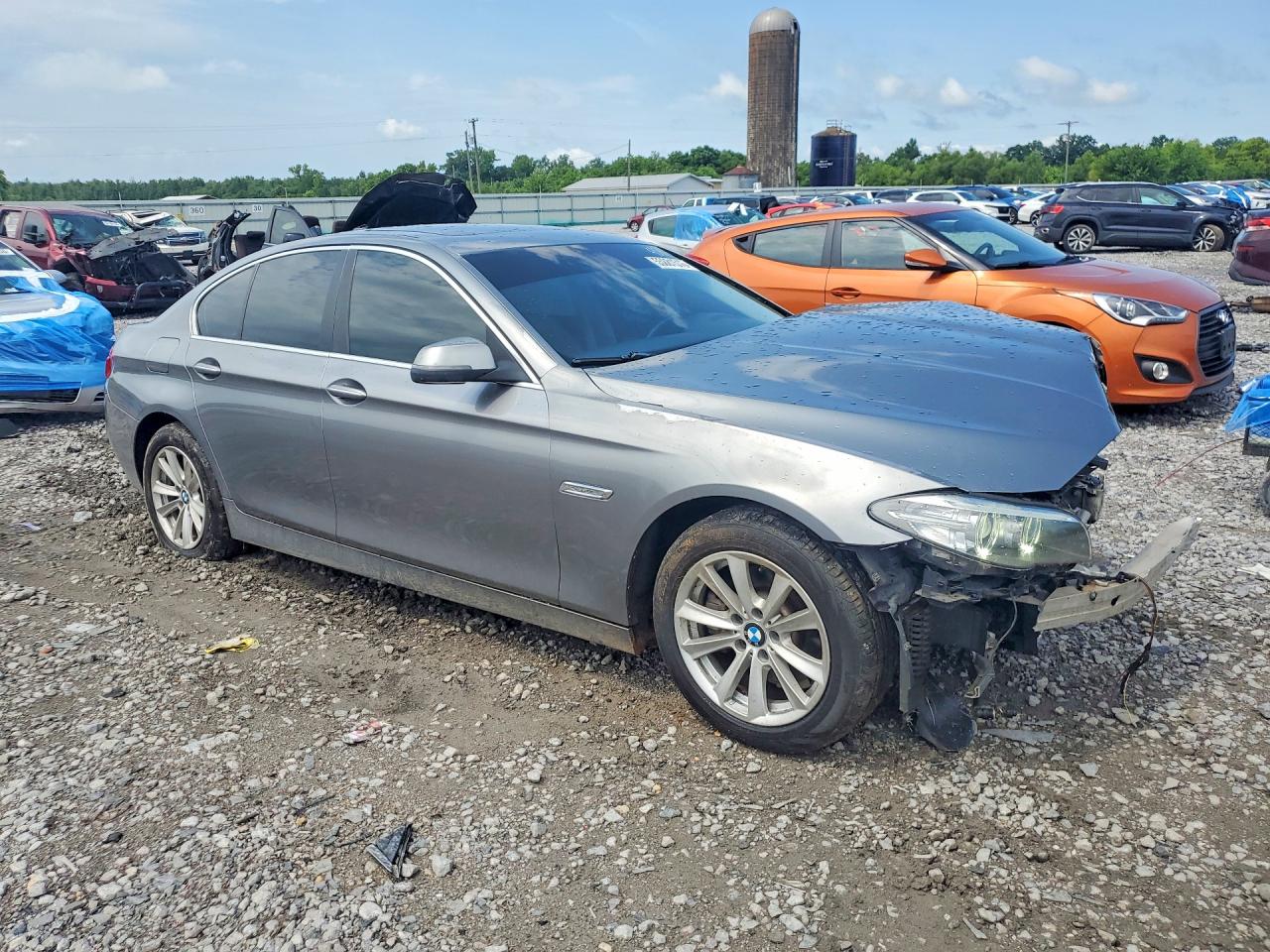 2015 Bmw 528 I Silver vin: WBA5A5C51FD516857