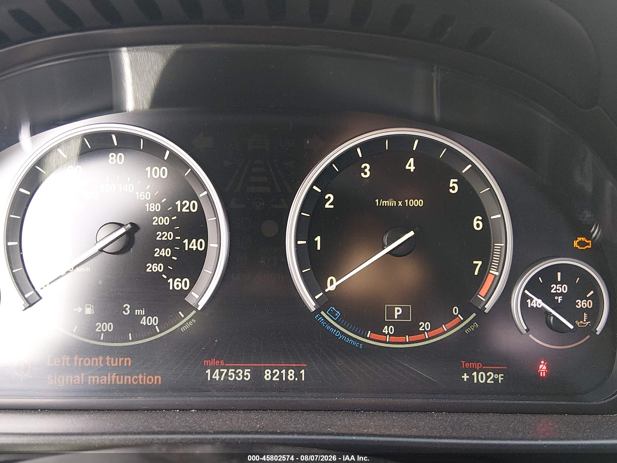 2015 Bmw 528i   White vin: WBA5A5C51FD517183
