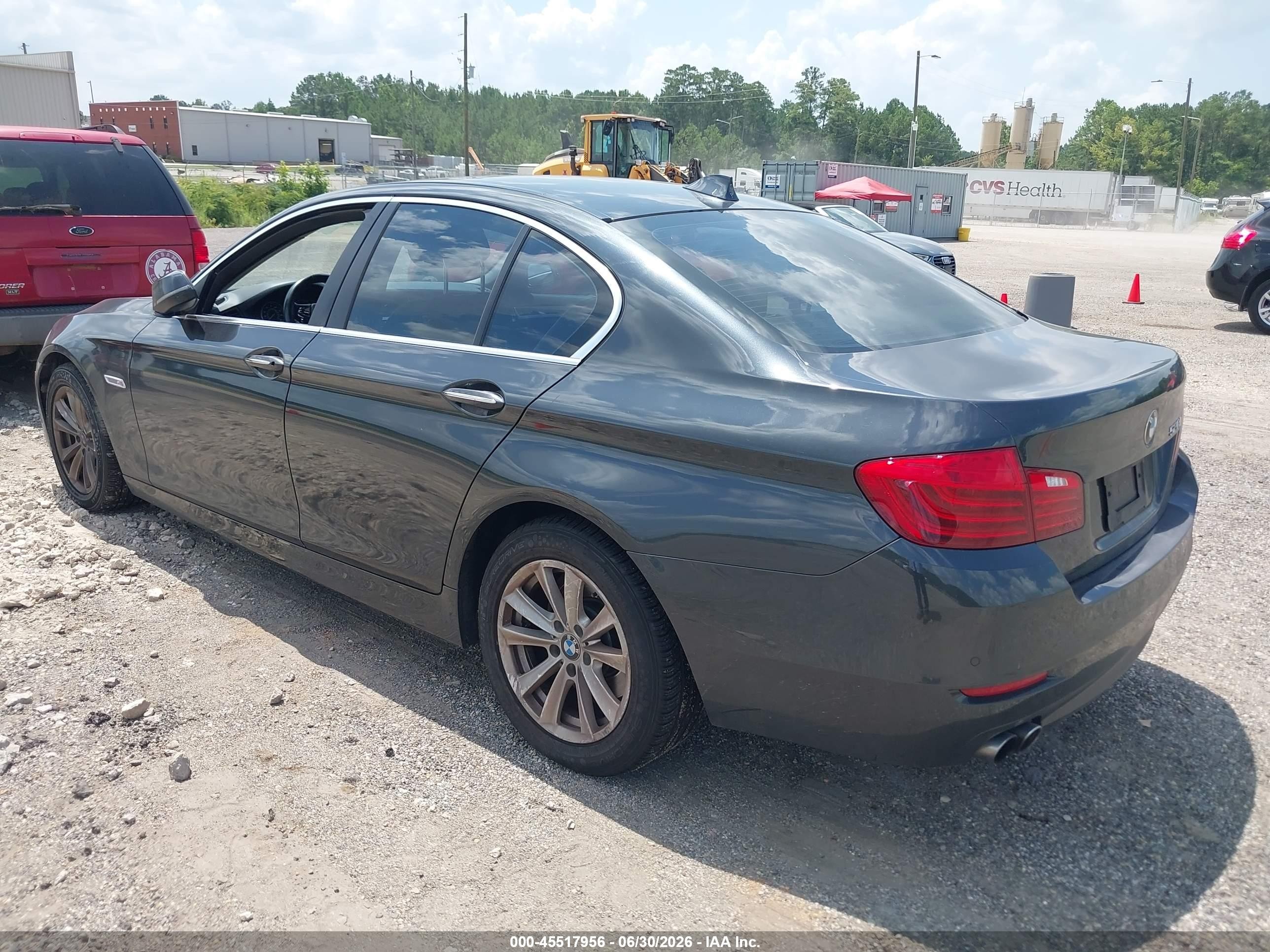 2015 Bmw 528i   Gray vin: WBA5A5C51FD518964
