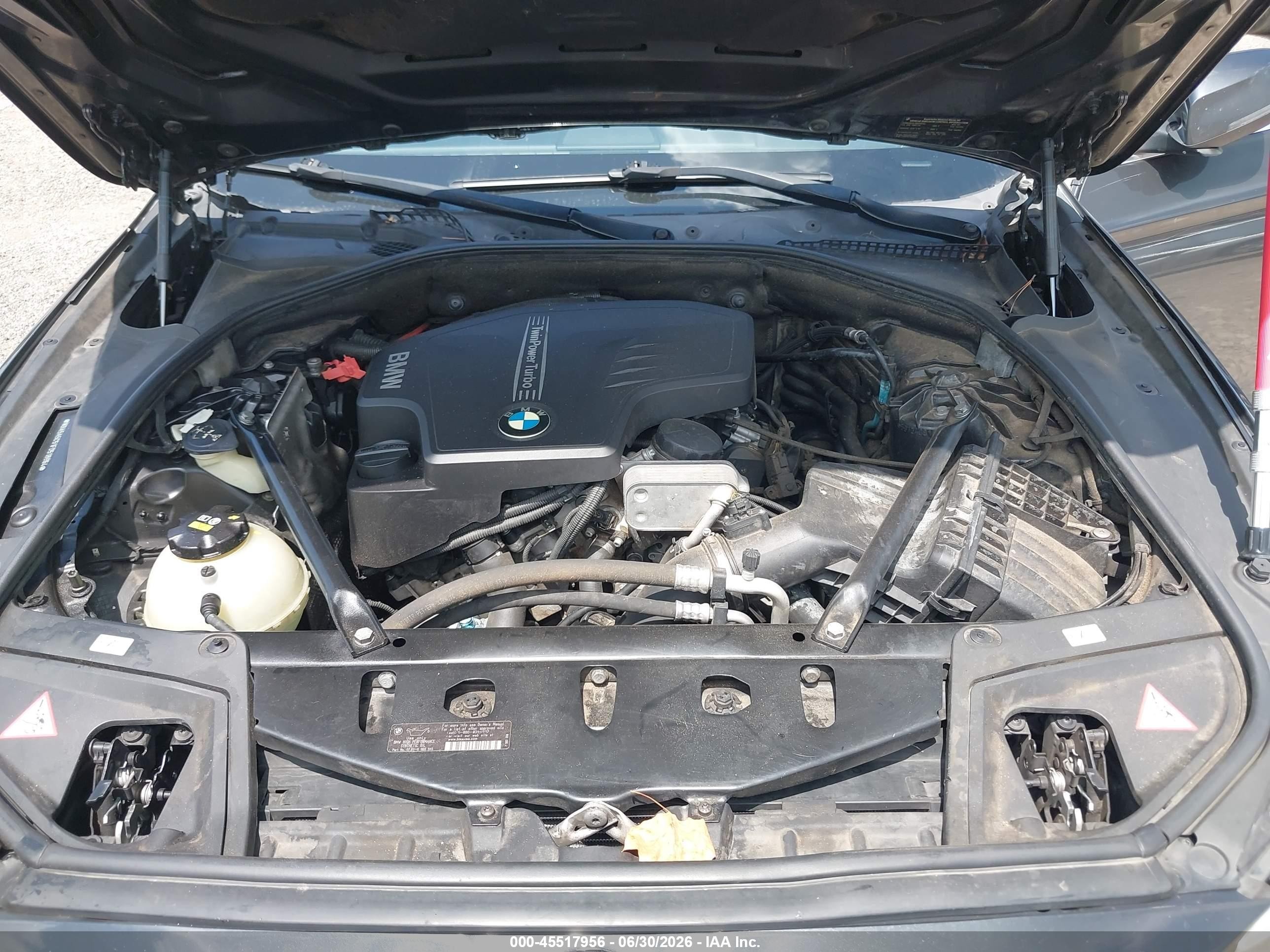 2015 Bmw 528i   Gray vin: WBA5A5C51FD518964
