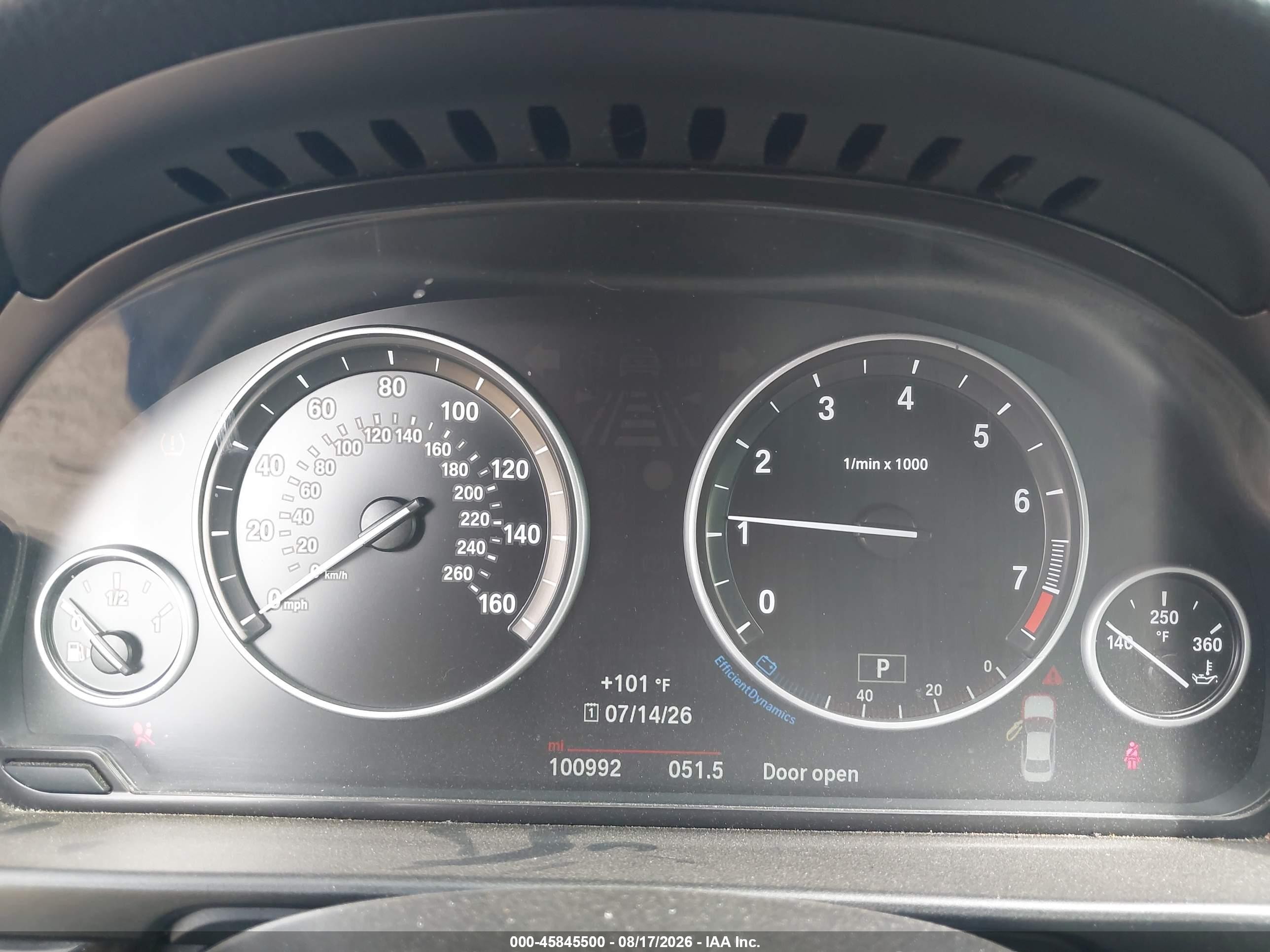2015 Bmw 528i Black vin: WBA5A5C51FD521900
