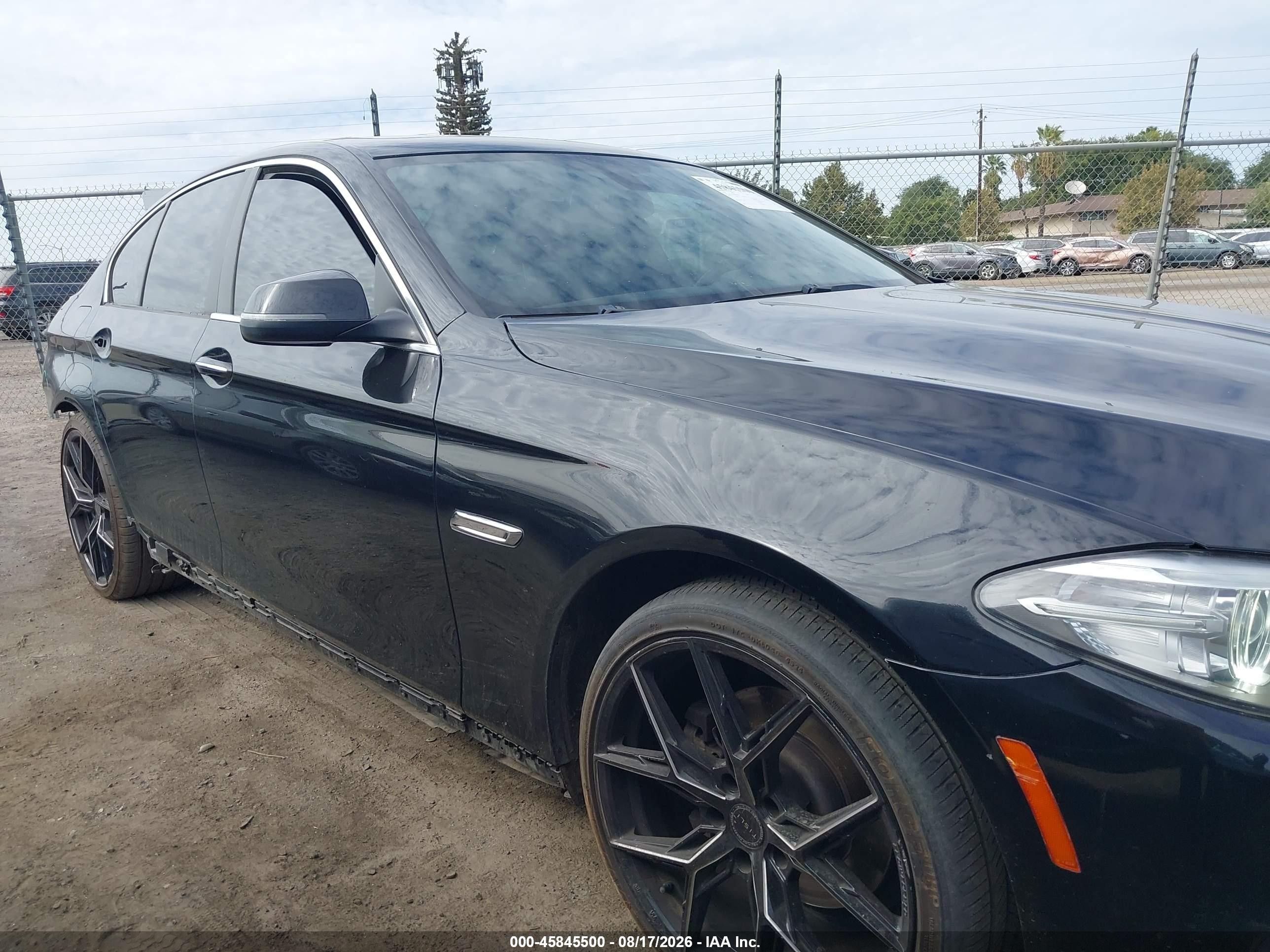 2015 Bmw 528i Black vin: WBA5A5C51FD521900