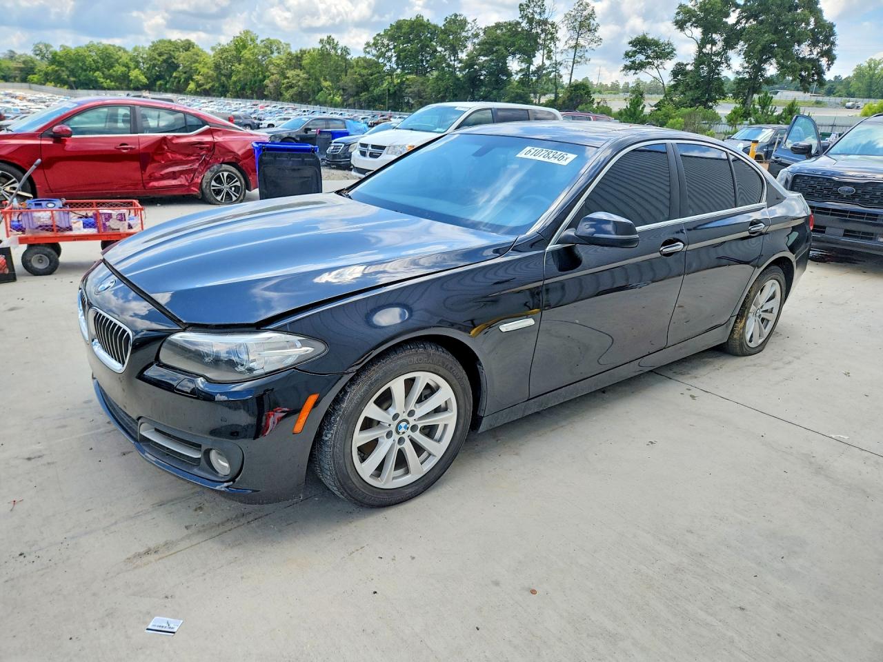 2015 Bmw 528 I Black vin: WBA5A5C51FD522304