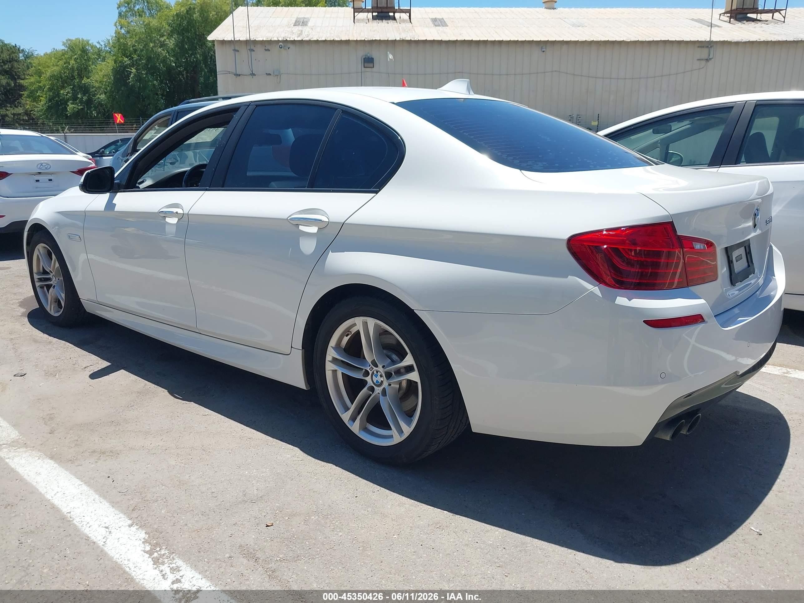 2015 Bmw 528i   White vin: WBA5A5C51FD523114