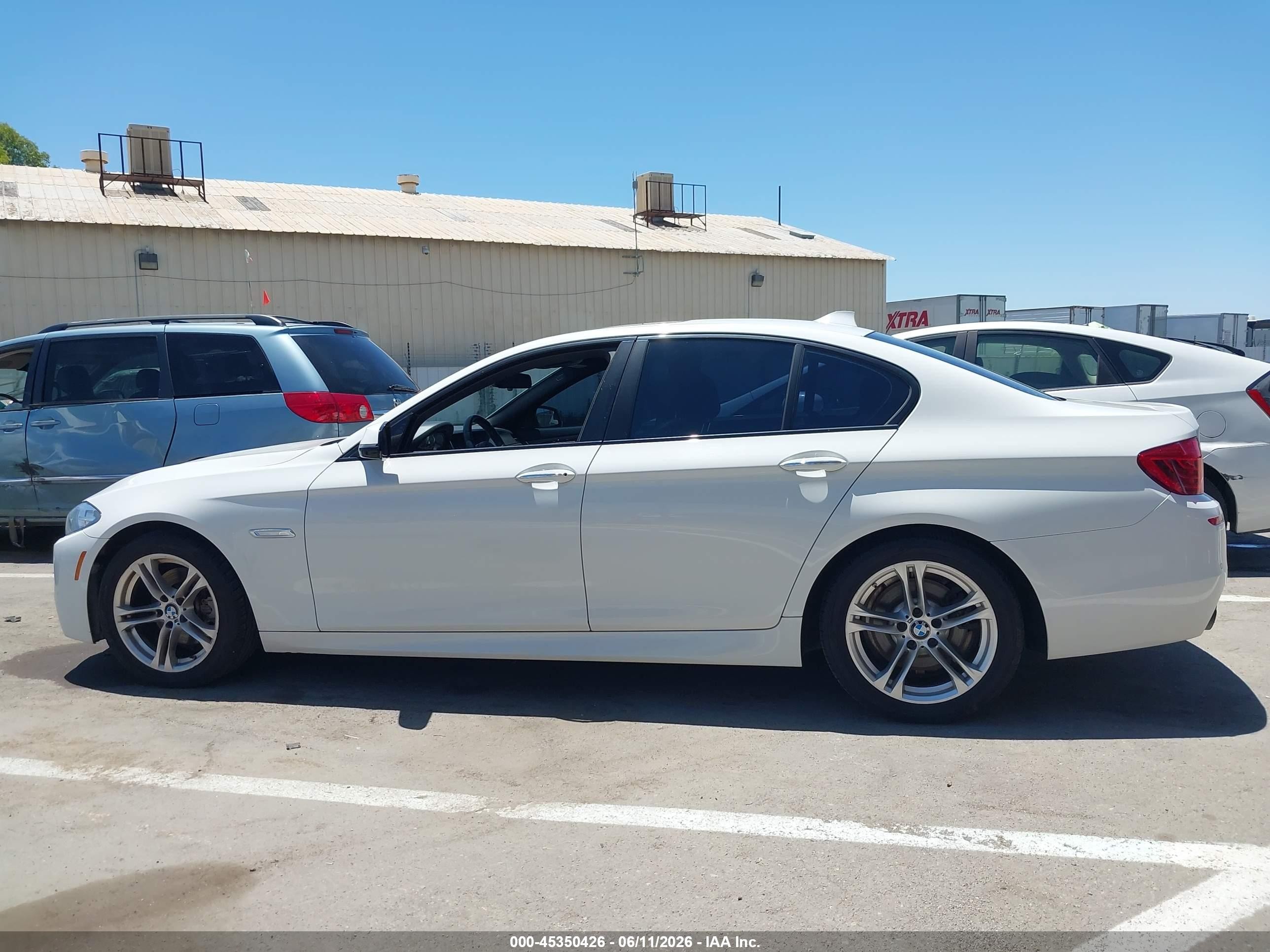 2015 Bmw 528i   White vin: WBA5A5C51FD523114