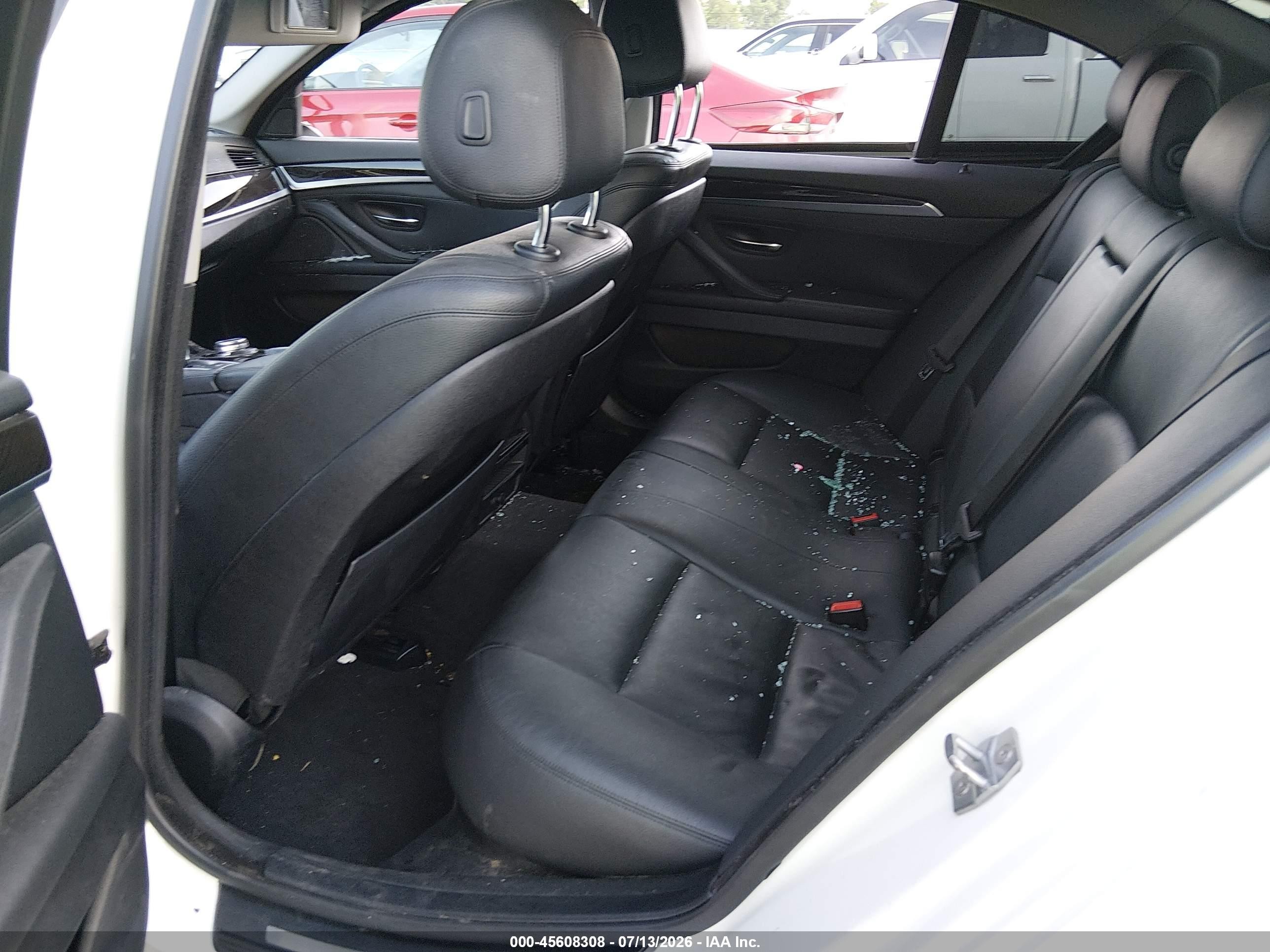 2014 Bmw 528i   White vin: WBA5A5C52ED500259