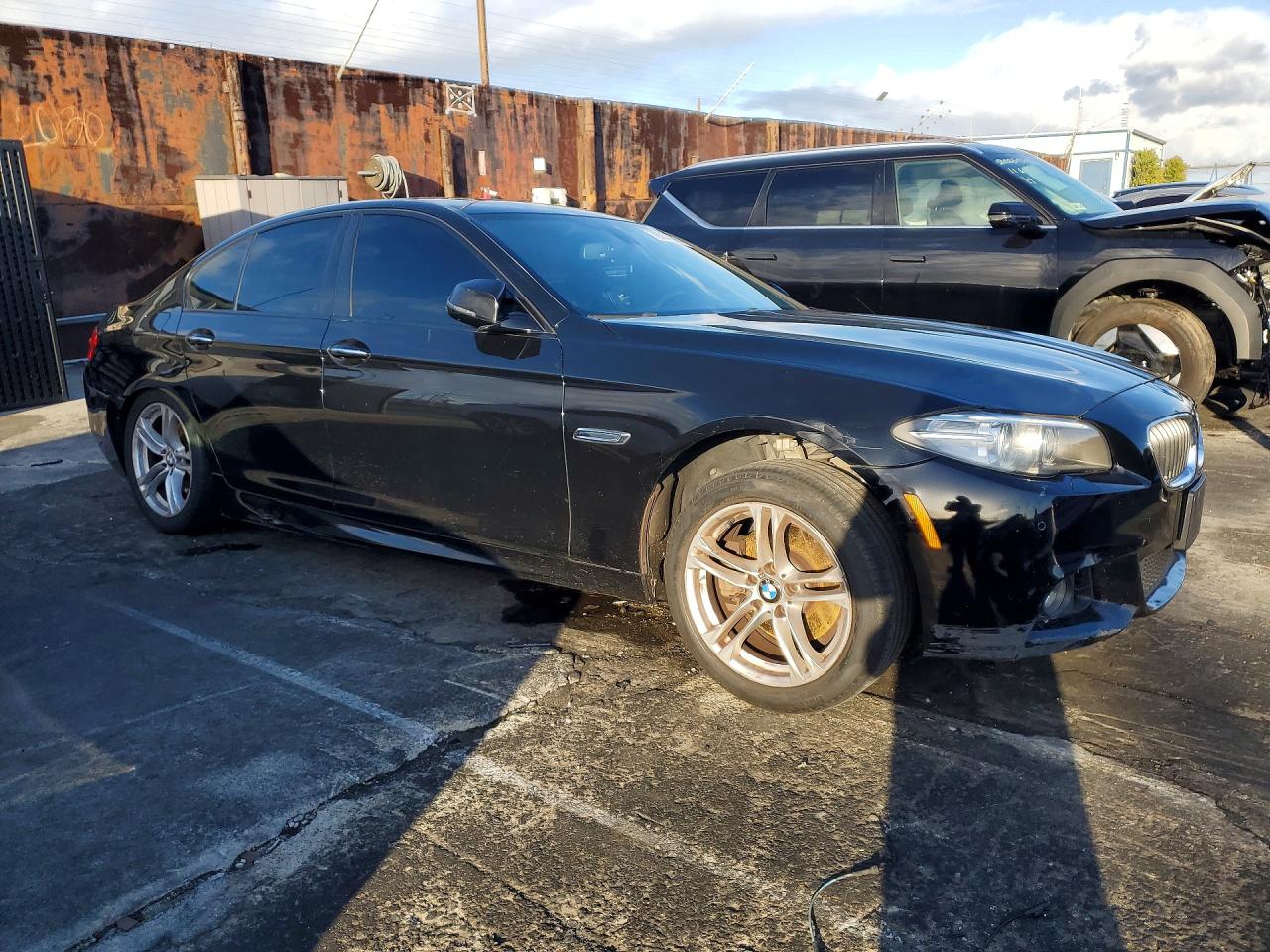 2014 Bmw 528 I Черный vin: WBA5A5C52ED501413