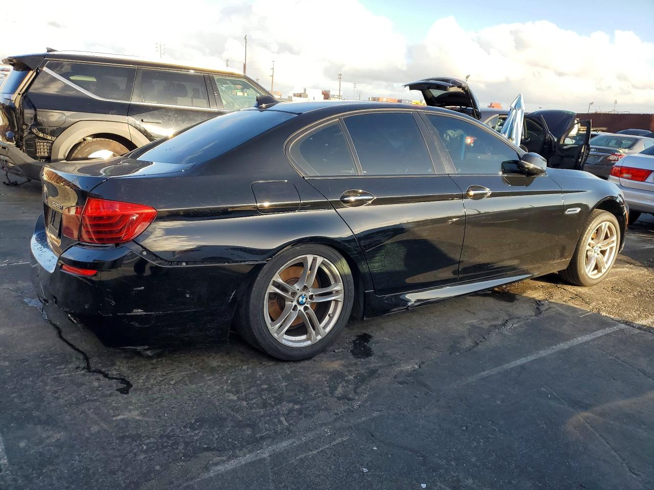 2014 Bmw 528 I Черный vin: WBA5A5C52ED501413