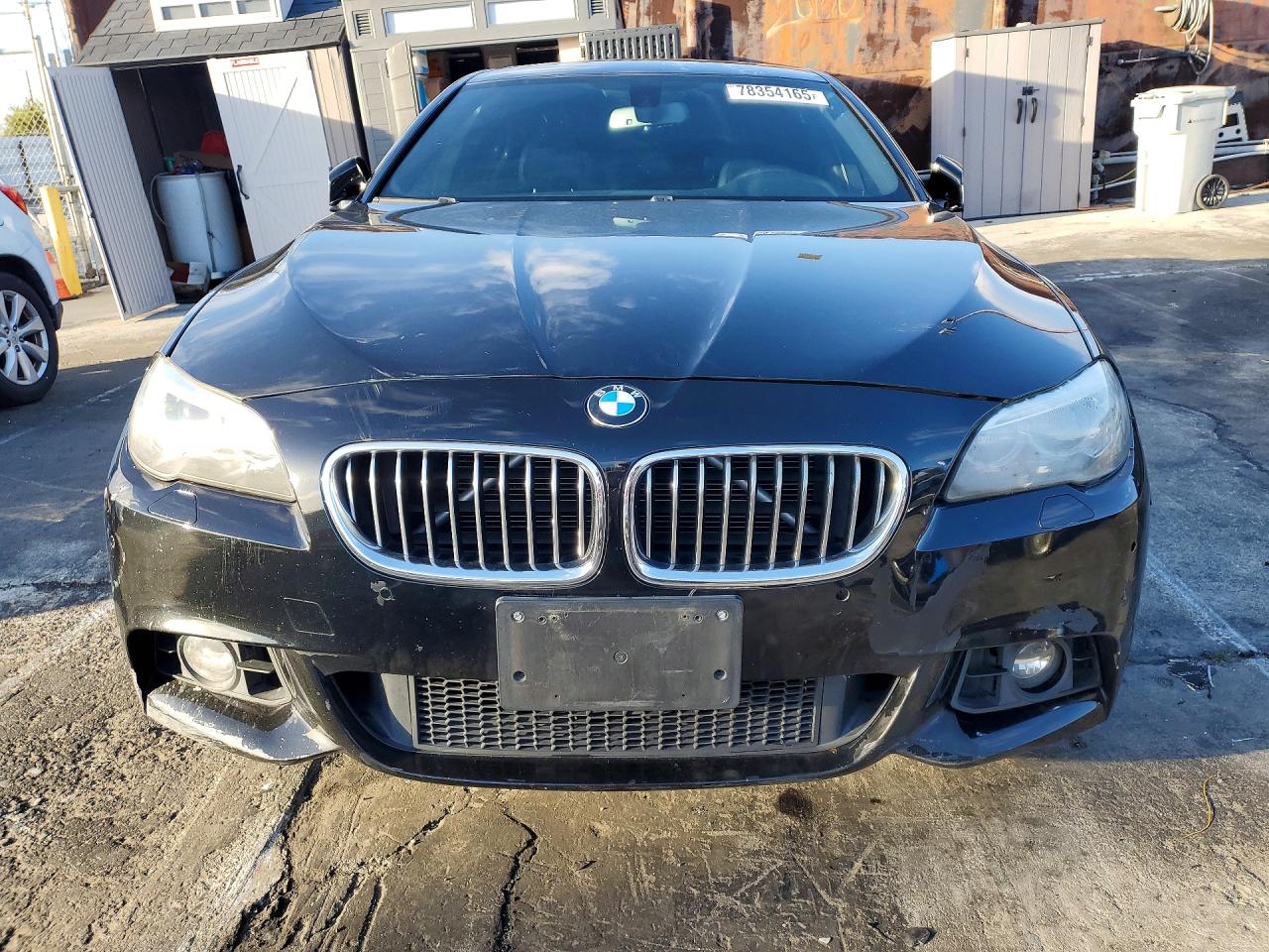 2014 Bmw 528 I Черный vin: WBA5A5C52ED501413